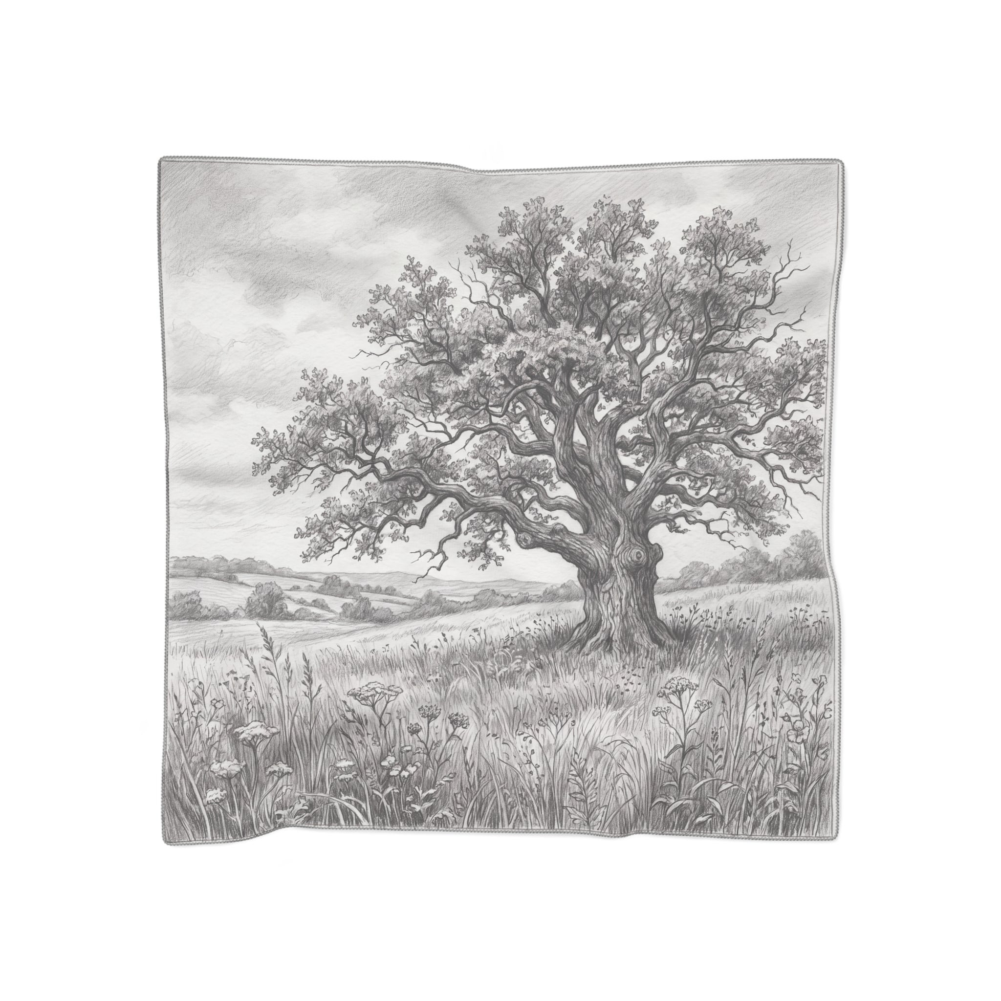 Petherton - Ancient Oak Sketch Scarf