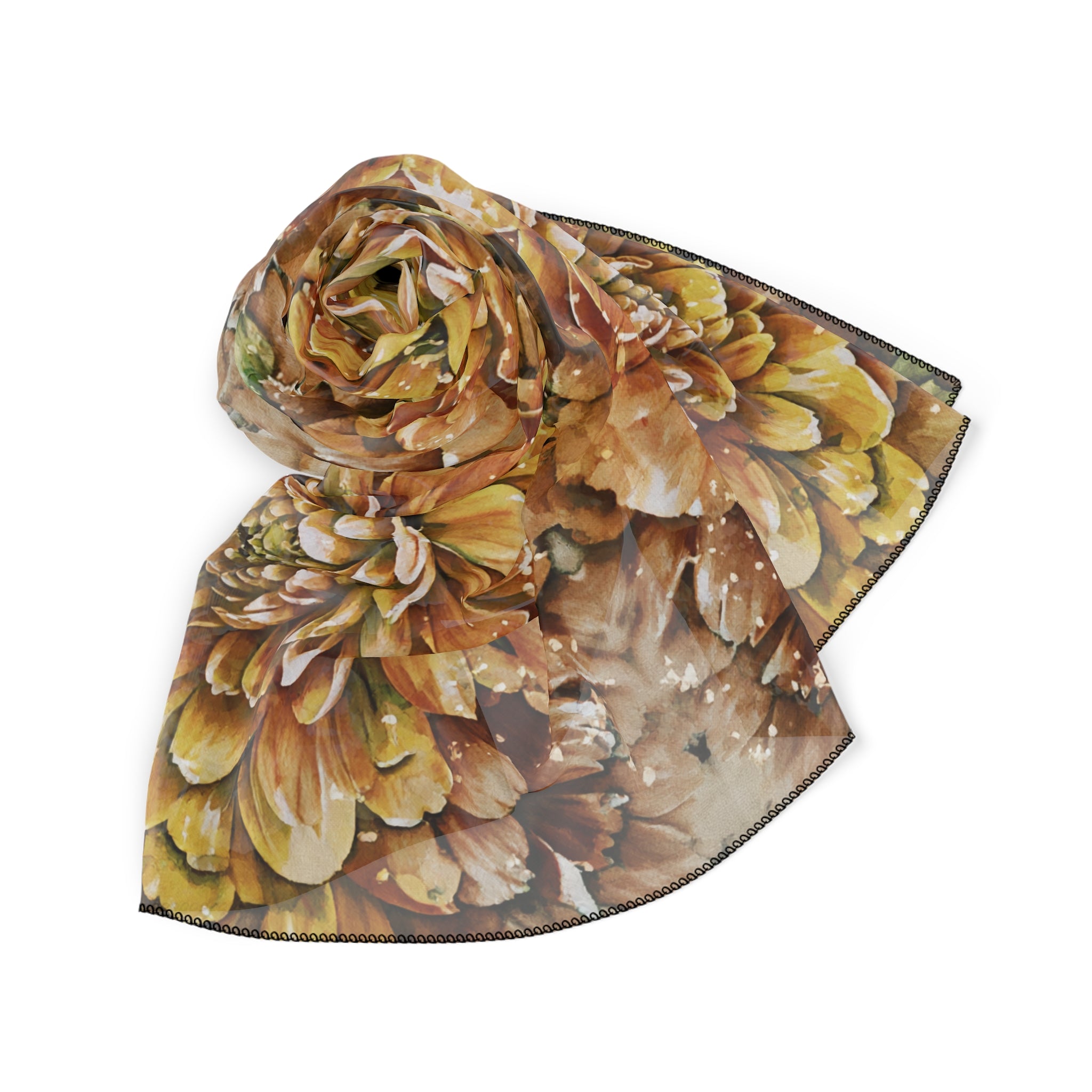 Clairmont - Marquise d’Auburn Bloom Silk Scarf