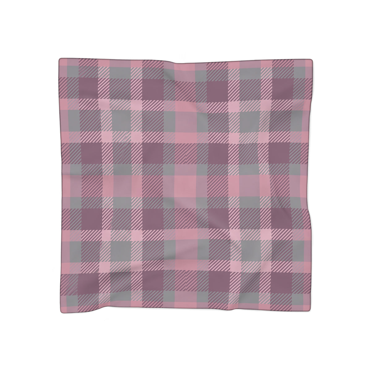 Braemore - Heather Pink Tartan Scarf