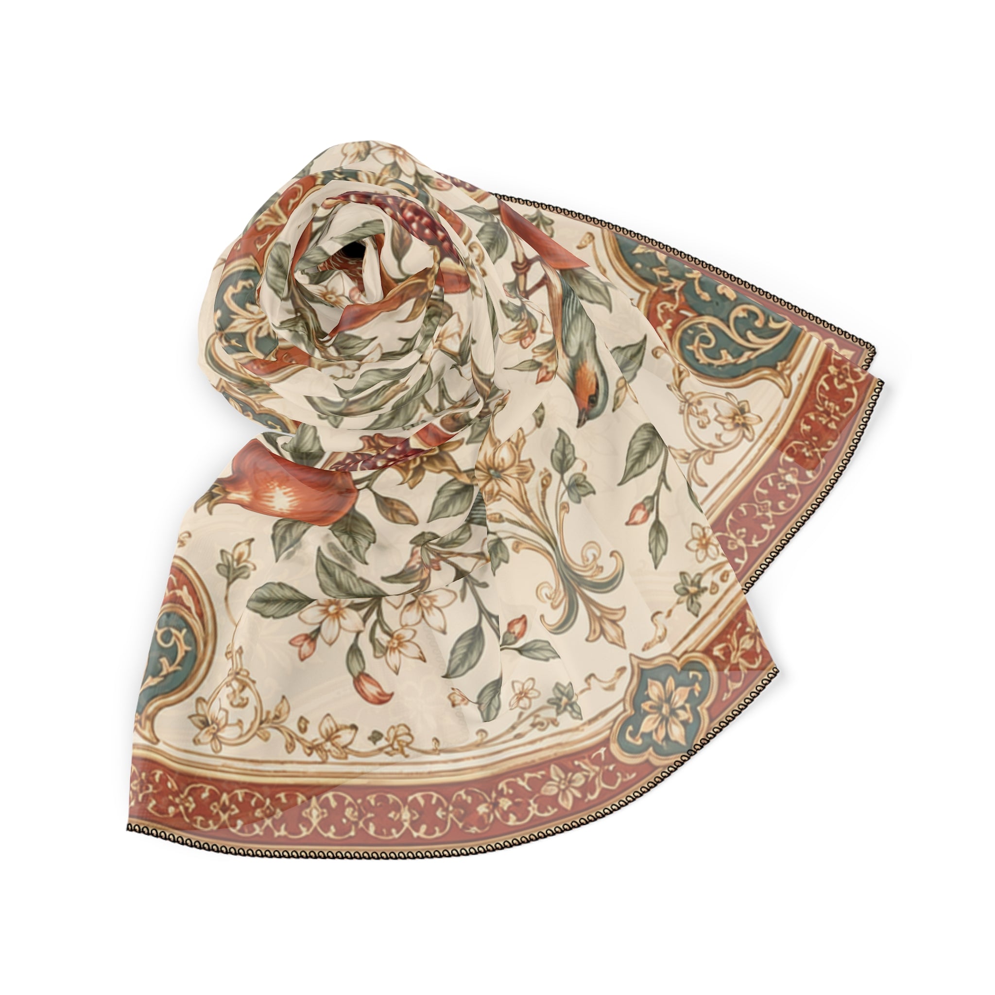 Duchess of Solar Pomegranate Scarf