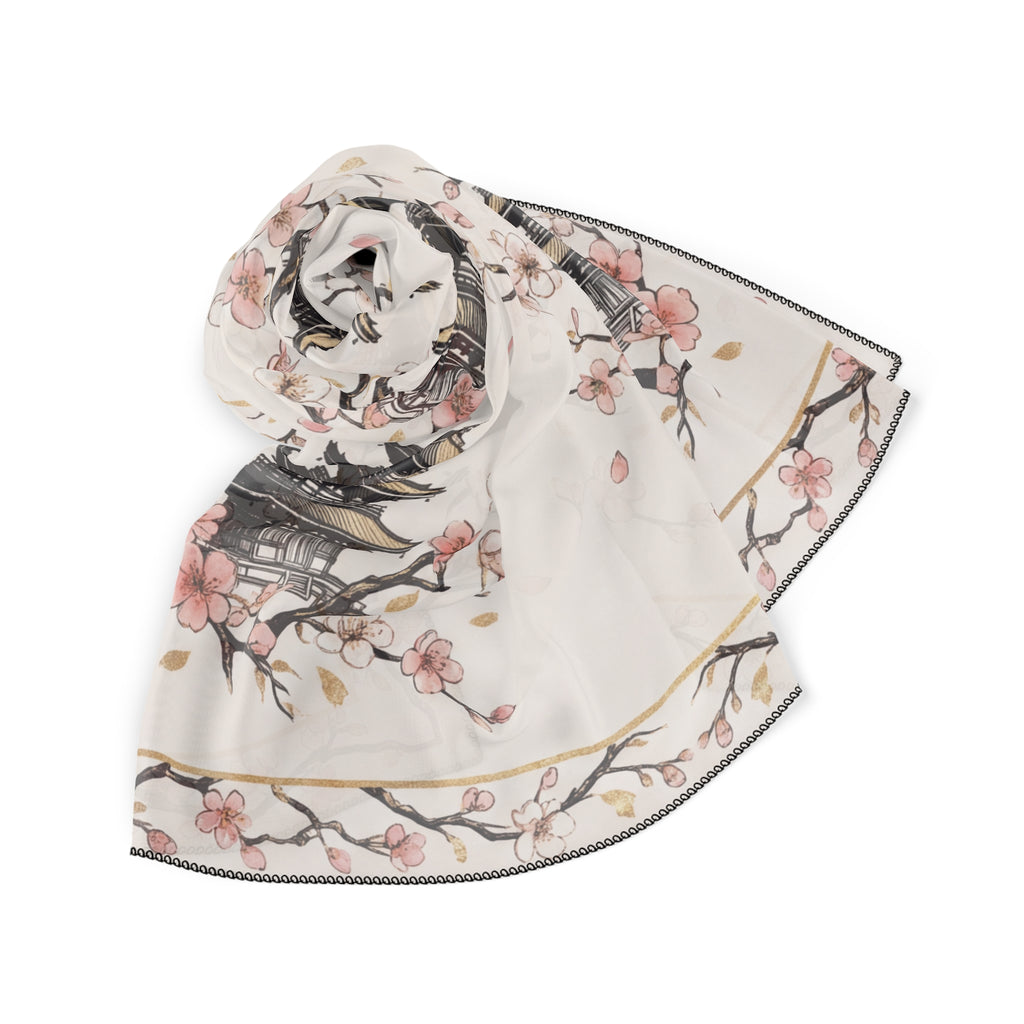 Sacchetti - Cherry Blossom Pagoda Scarf