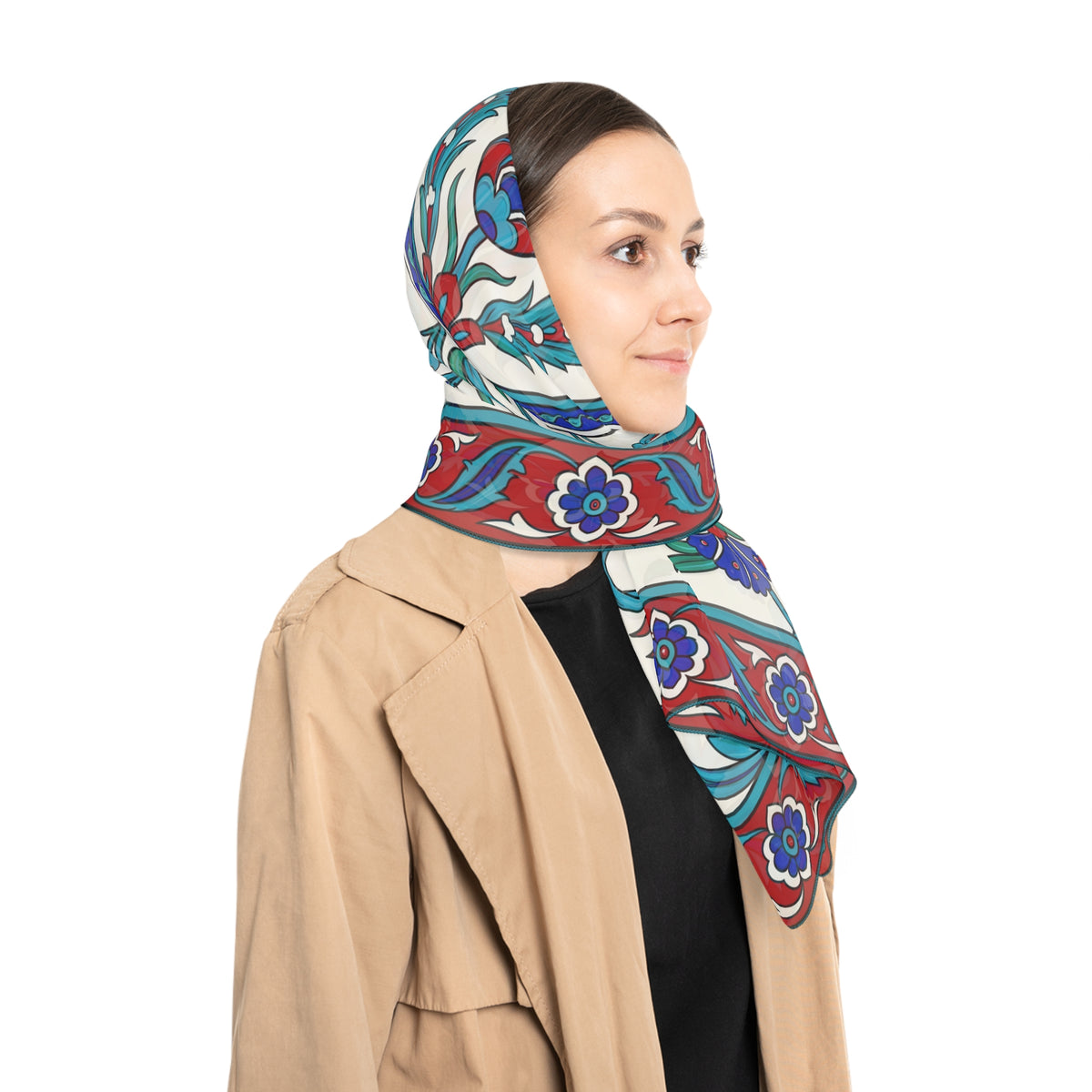 Vendramin - Iznik Tulip Garden Scarf
