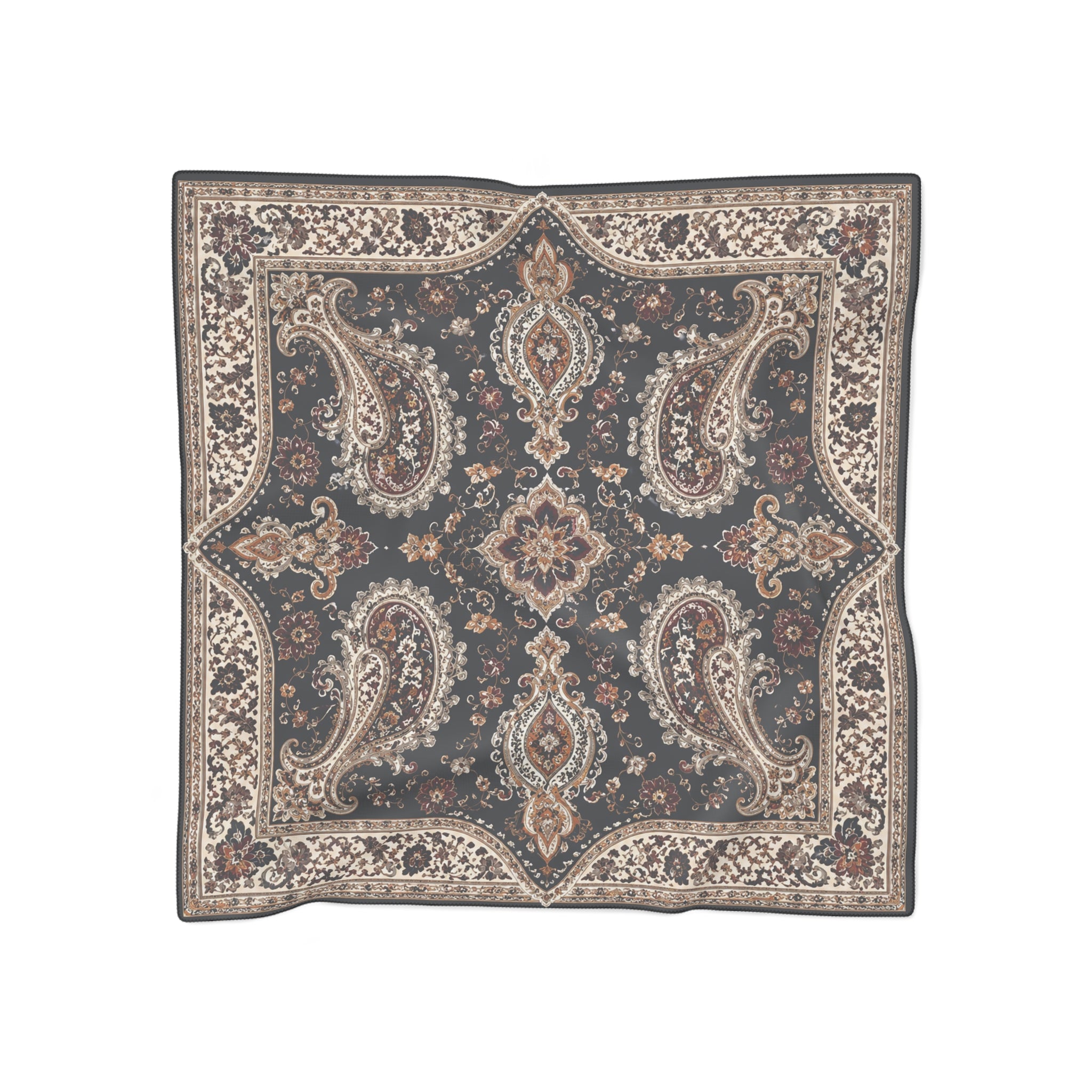Álvarez de Toledo Navy Paisley Heritage Scarf