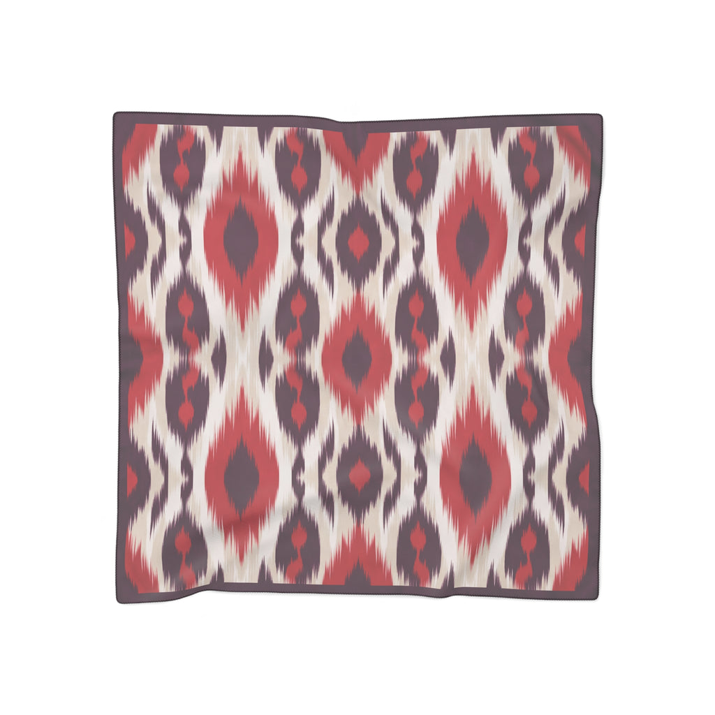 Salamanca - Scarlet Ikat Flame Scarf