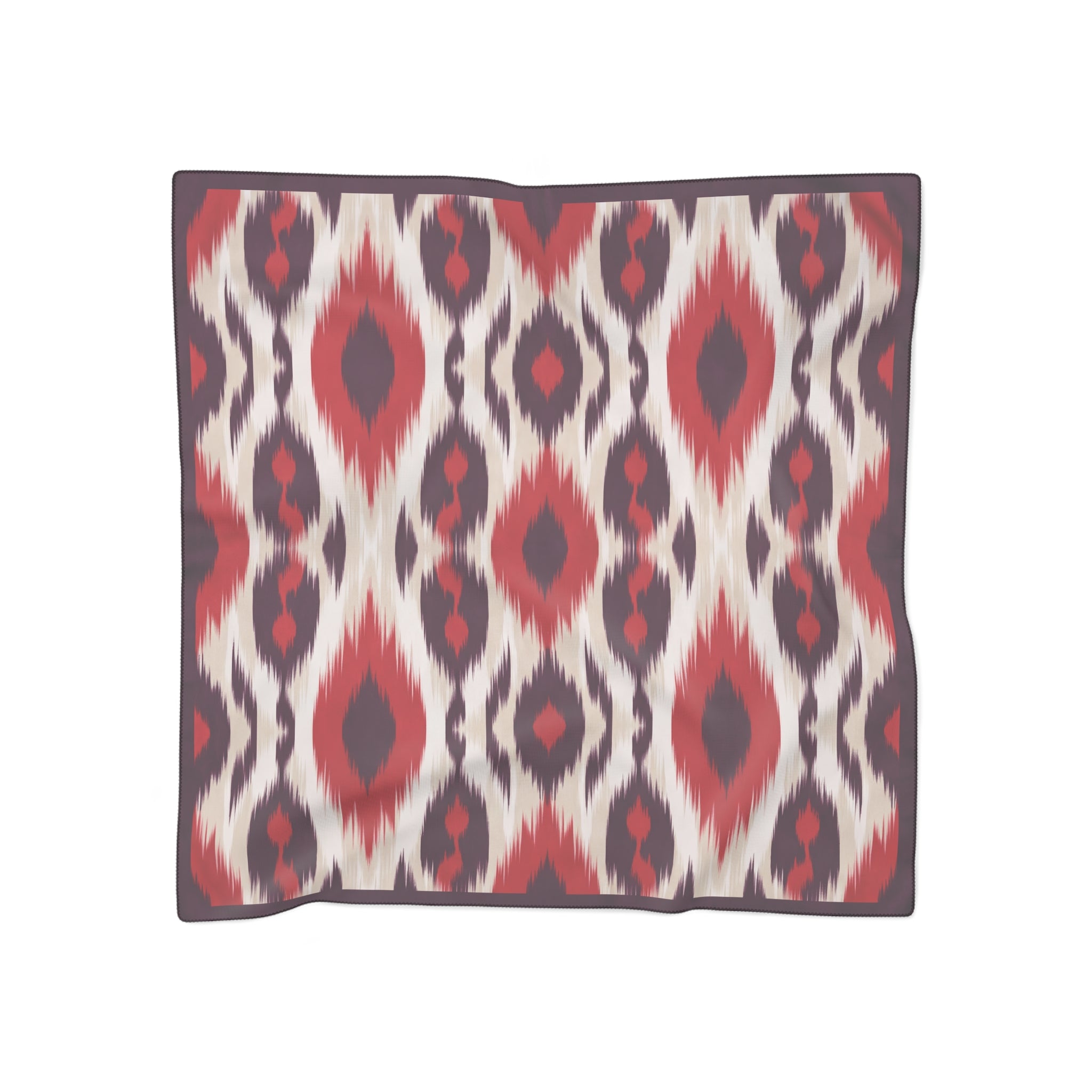 Salamanca - Scarlet Ikat Flame Scarf