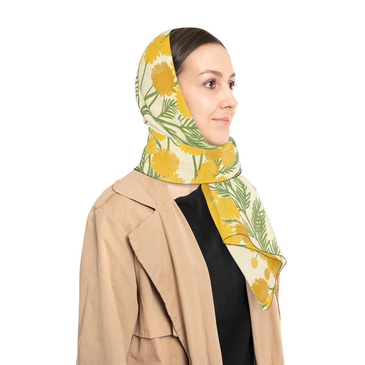 Lauderdale - Mimosa Sunshine Sprig Scarf