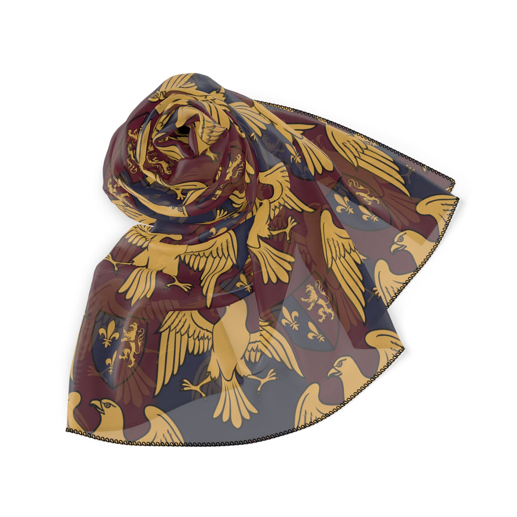 Falconieri - Gilded Falcon Crest Scarf