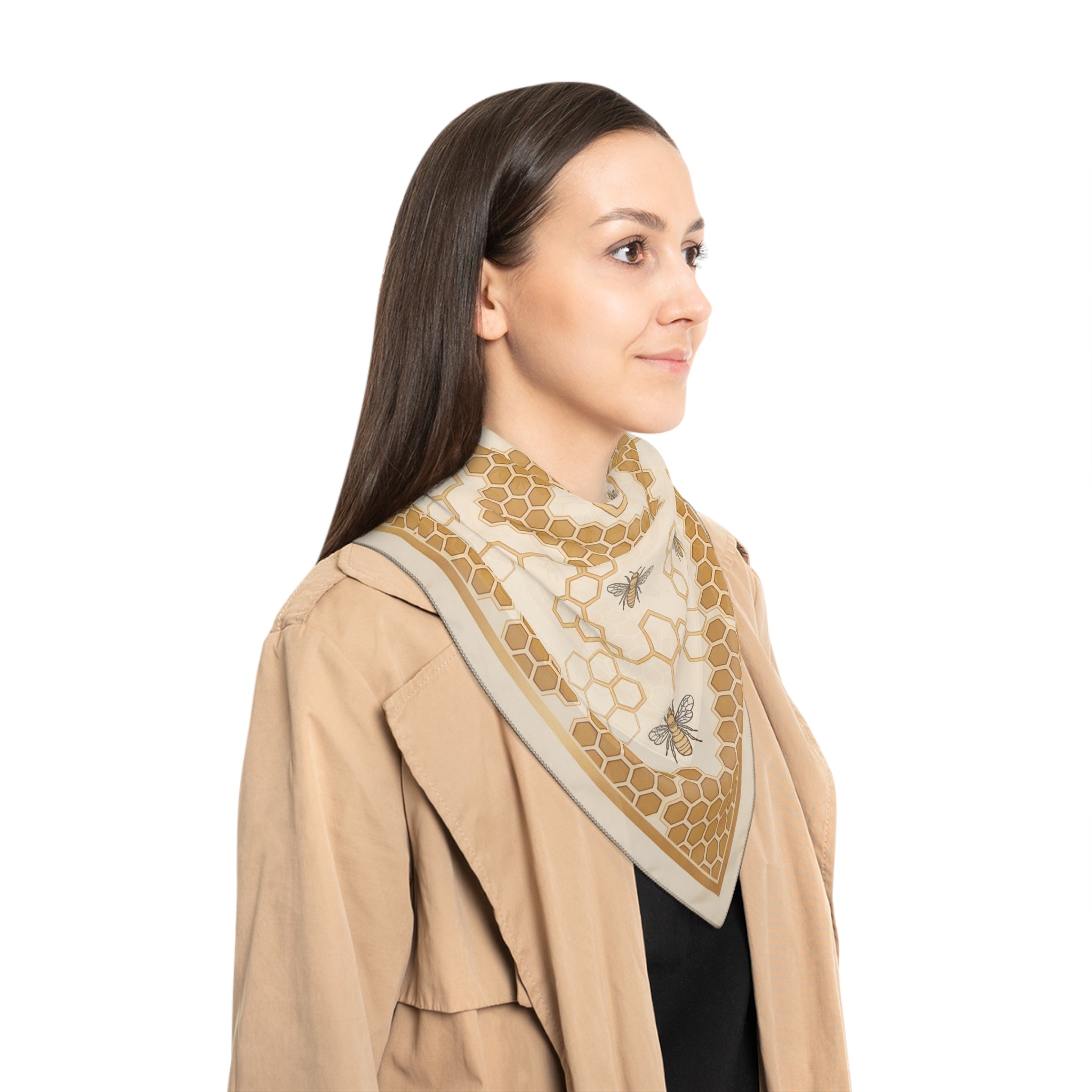 Foscari - Gilded Honeycomb Scarf