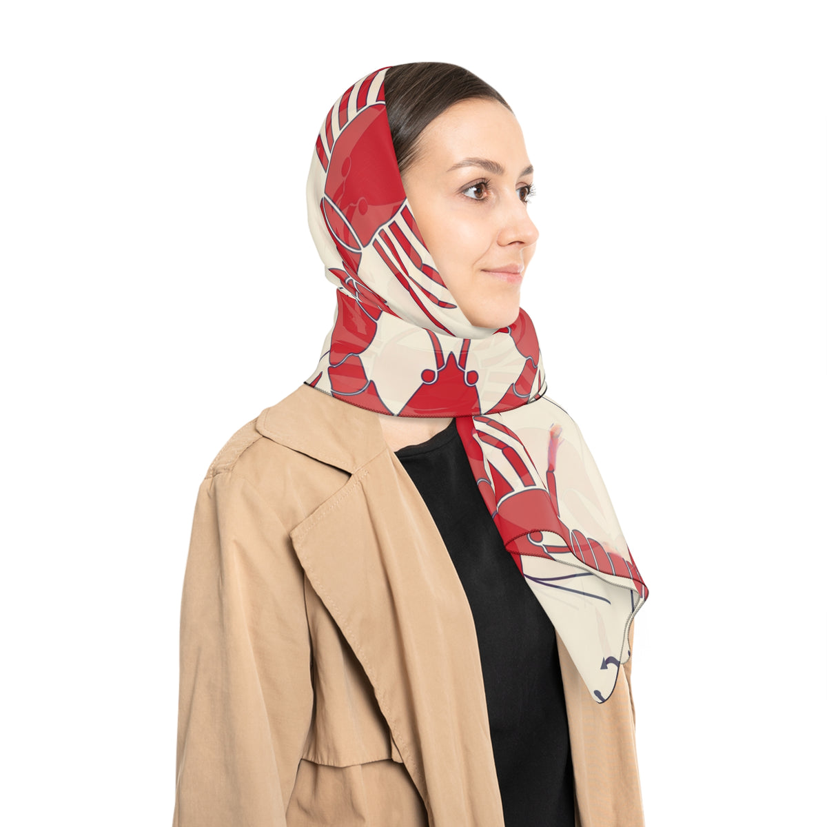 Chadwick - Scarlet Lobster Riviera Scarf