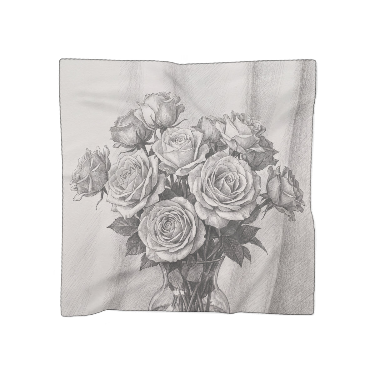 Fairweather - Rose Study Sketch Scarf
