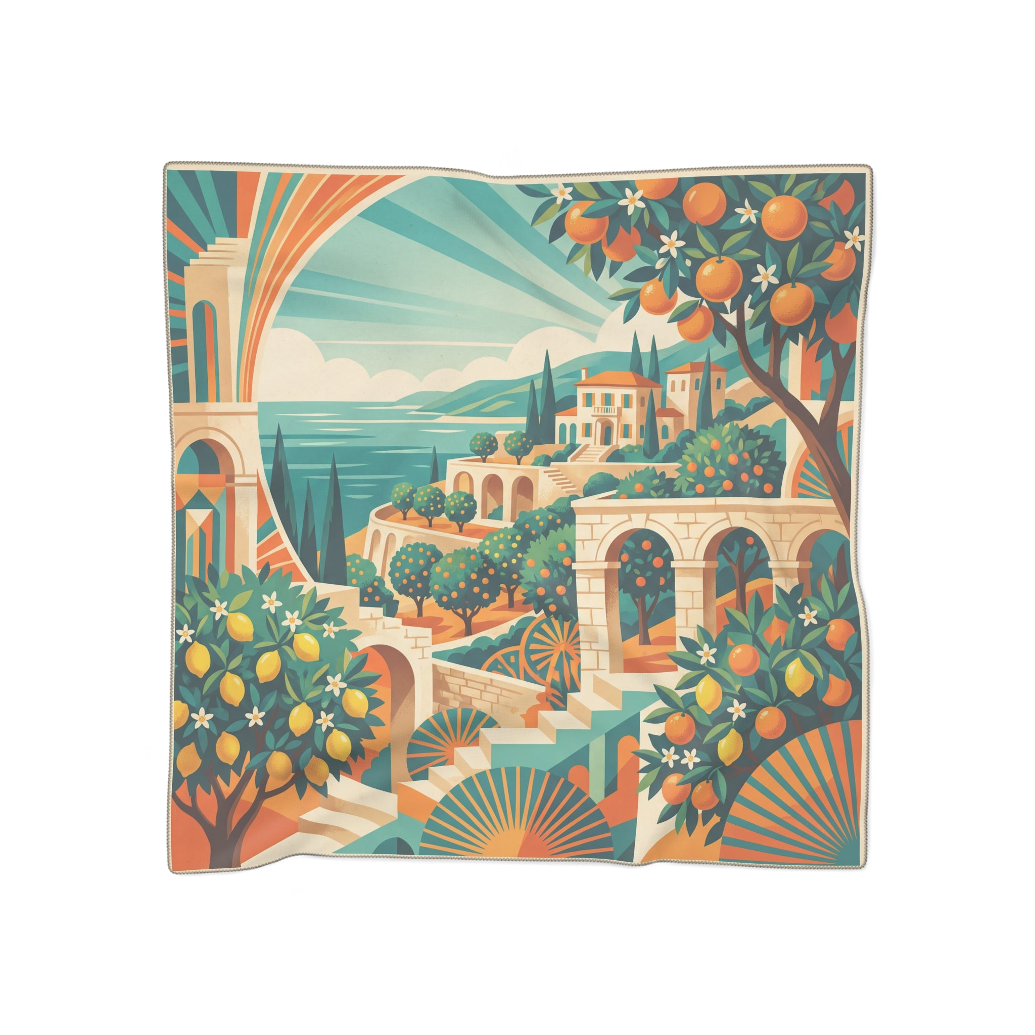 Villamayor - Citrus Grove Poster Scarf