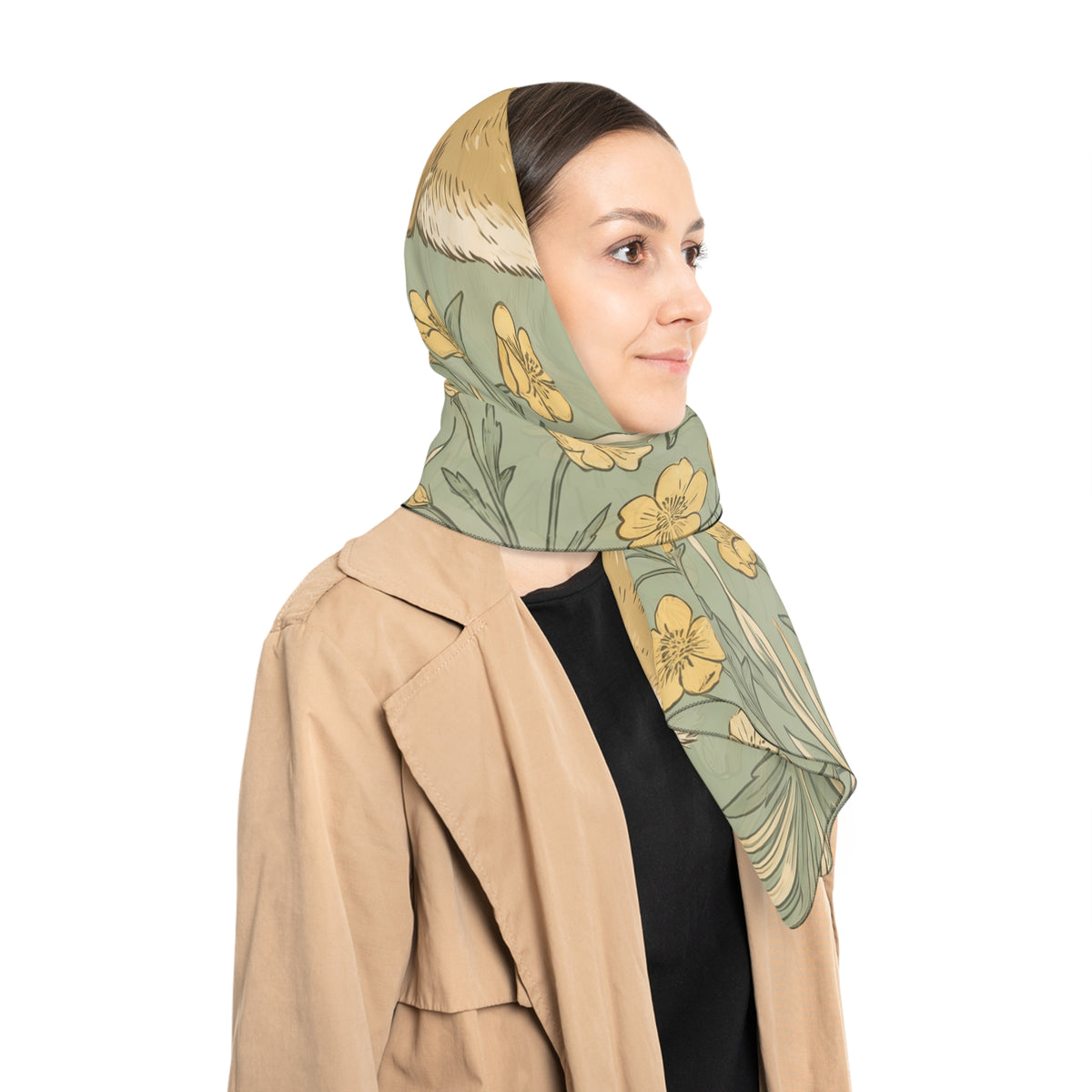Haverford - Meadow Hare Frolic Scarf