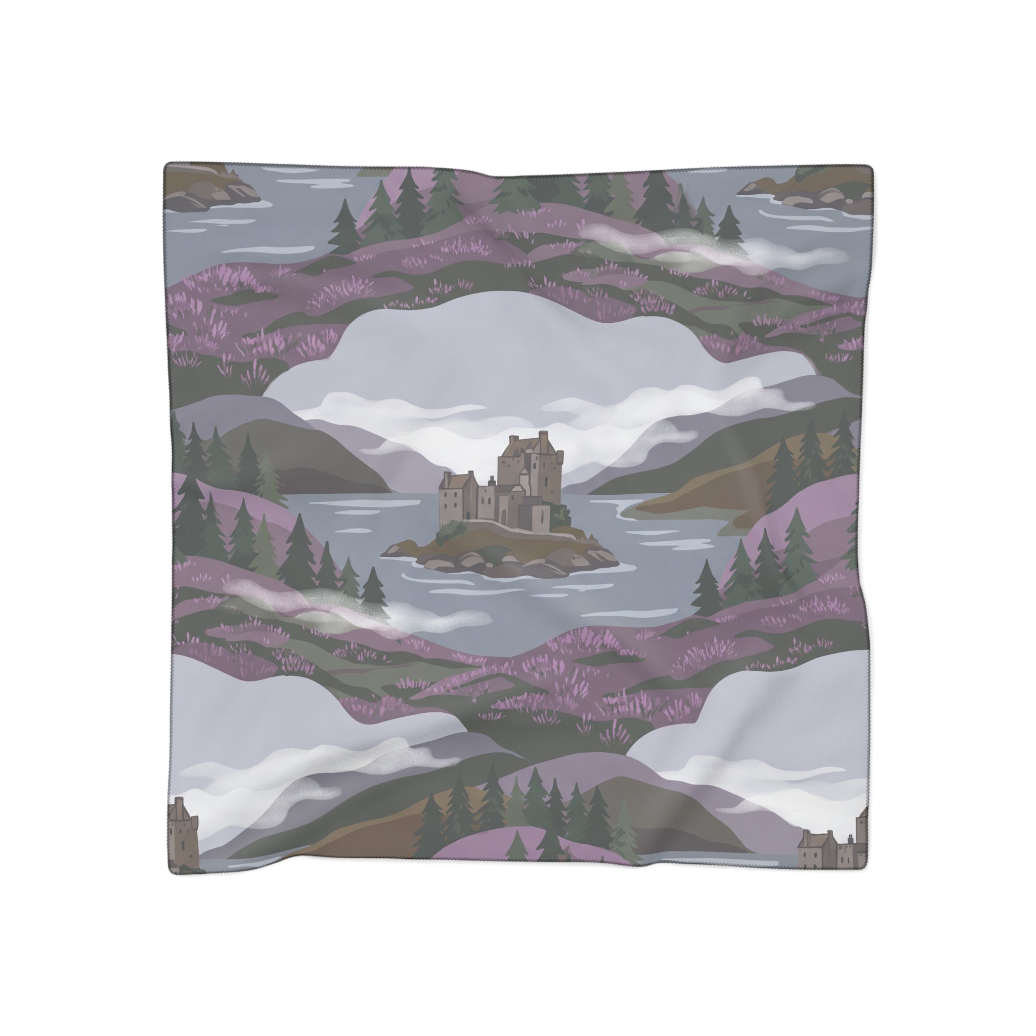 Middleham - Scottish Loch Castle Scarf