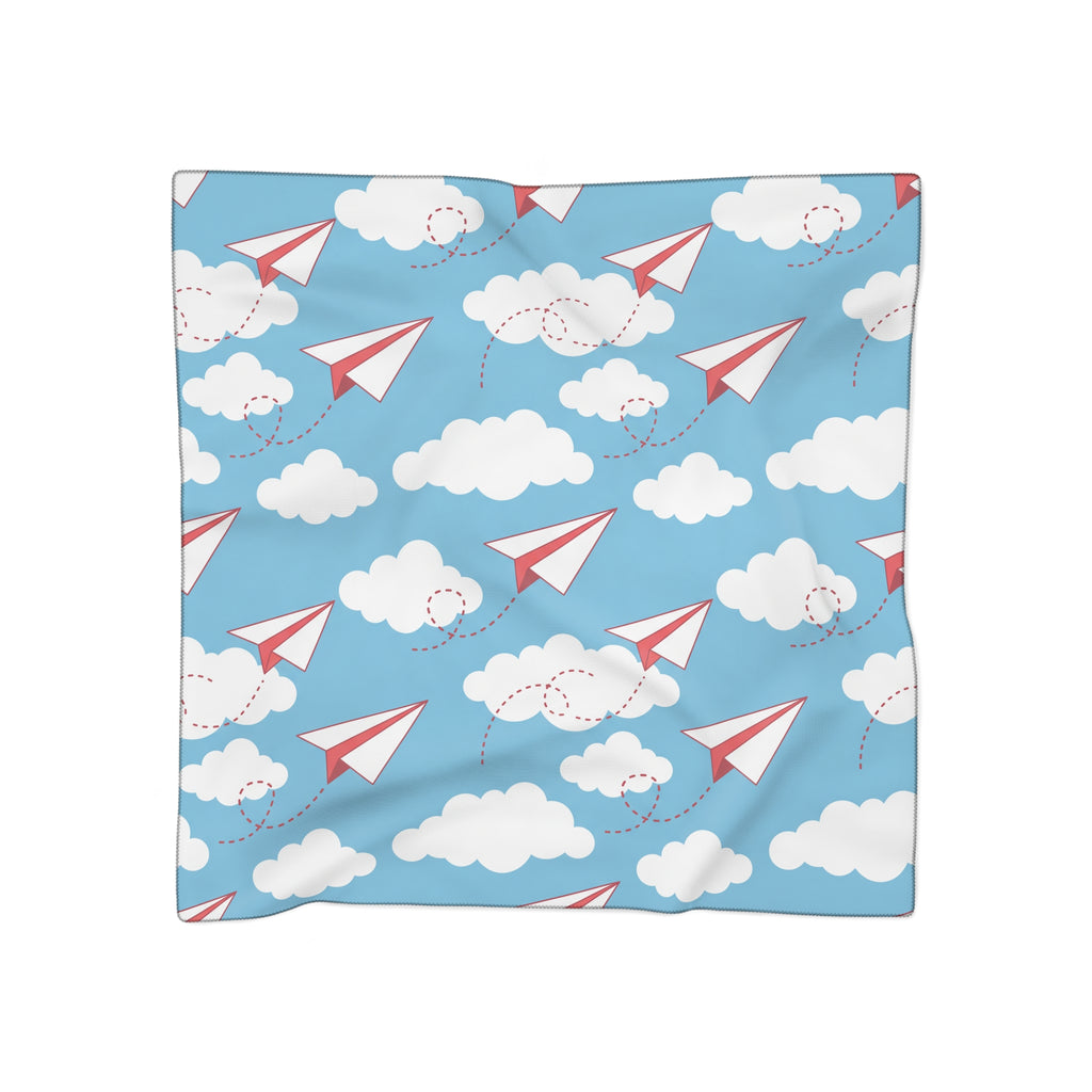 Chilton - Paper Plane Postcard Scarf