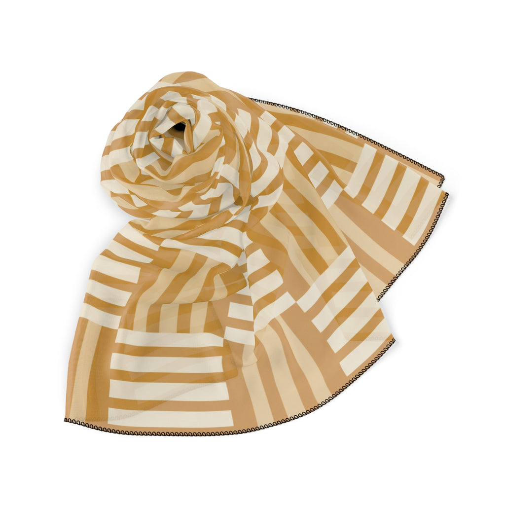 Wetherby - Honey Basket Check Scarf