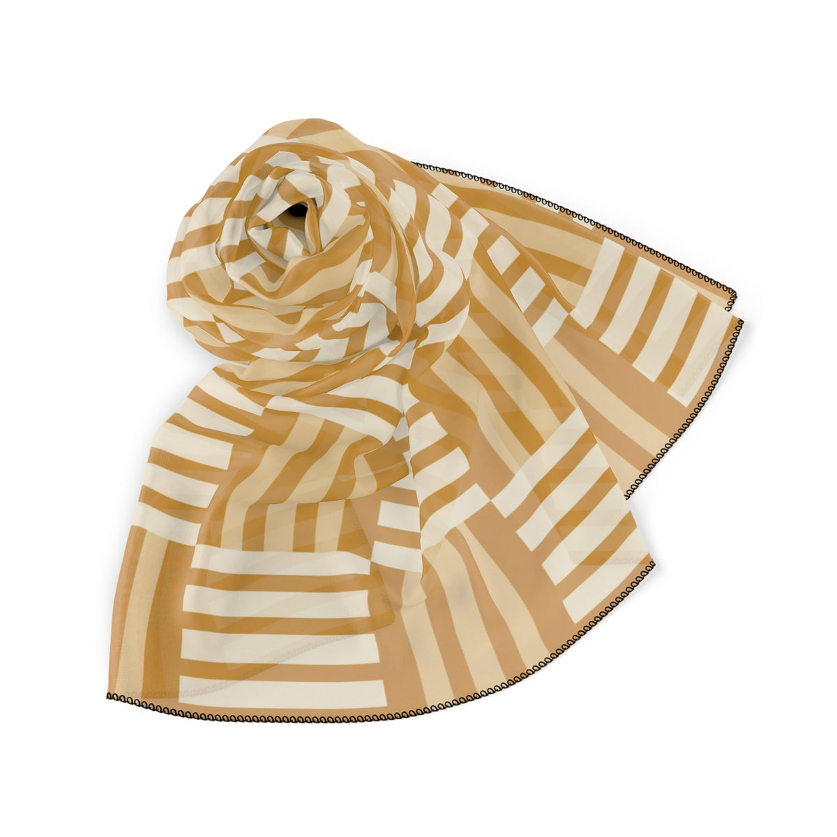 Wetherby - Honey Basket Check Scarf