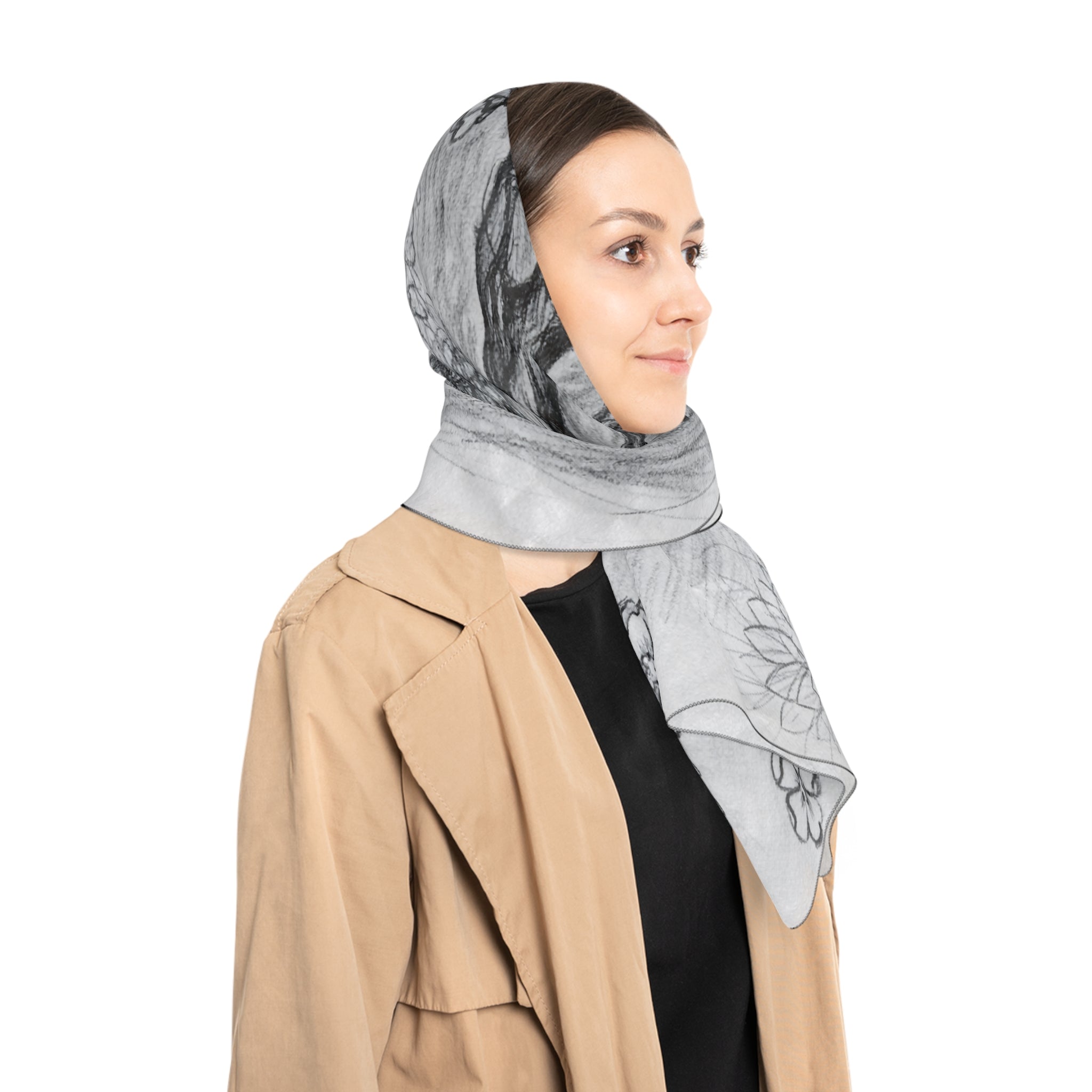 Brancaccio - Blossom Reverie Sketch Scarf