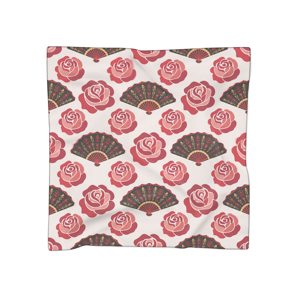 Delamora - Flamenco Rose Fan Scarf