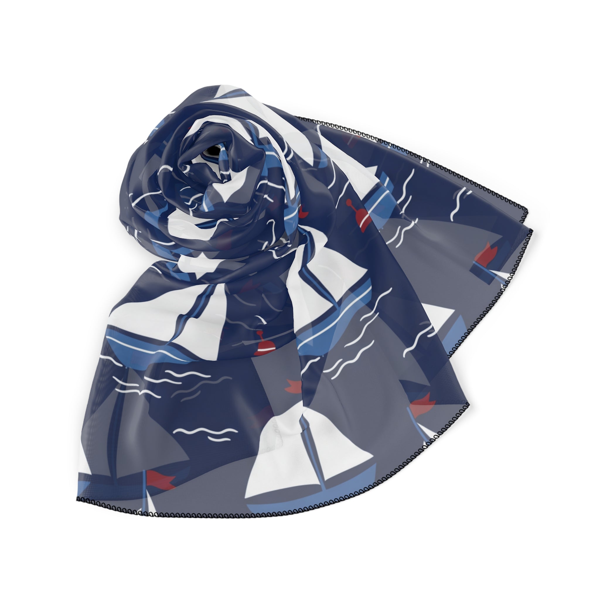 Chamfort - Harbor Sailboat Morning Scarf