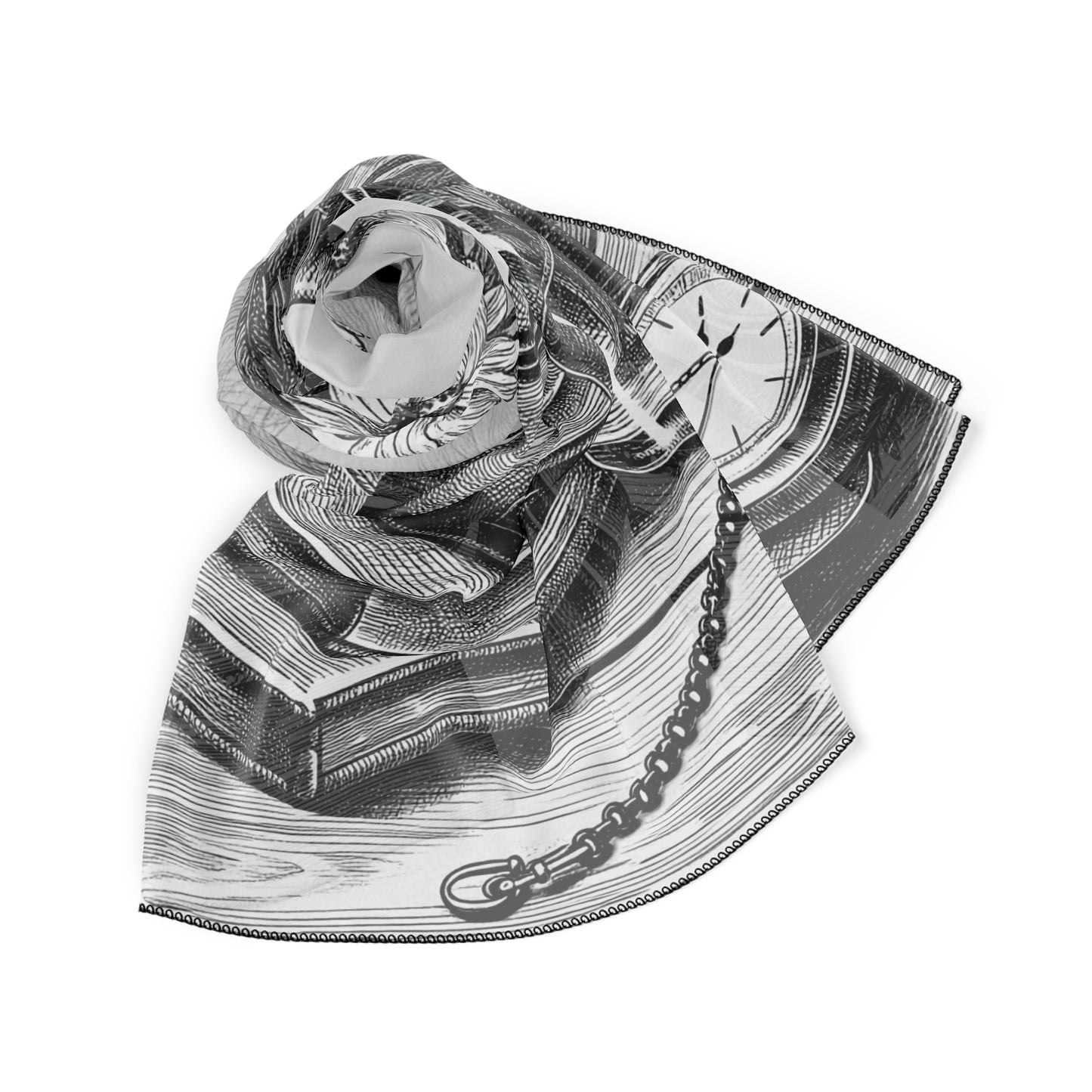 Beauchêne - Midnight Blue Garden Ink Scarf