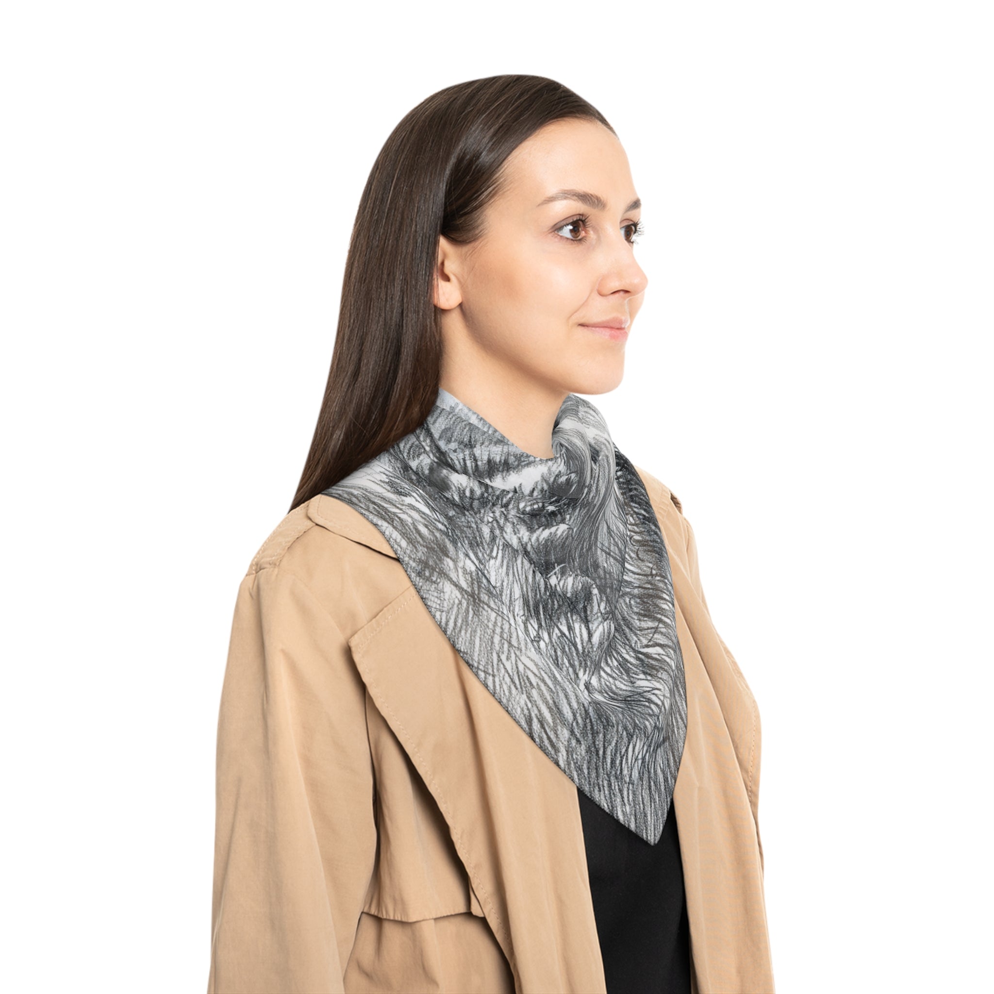 Perrault - Whispering Forest Sketch Scarf
