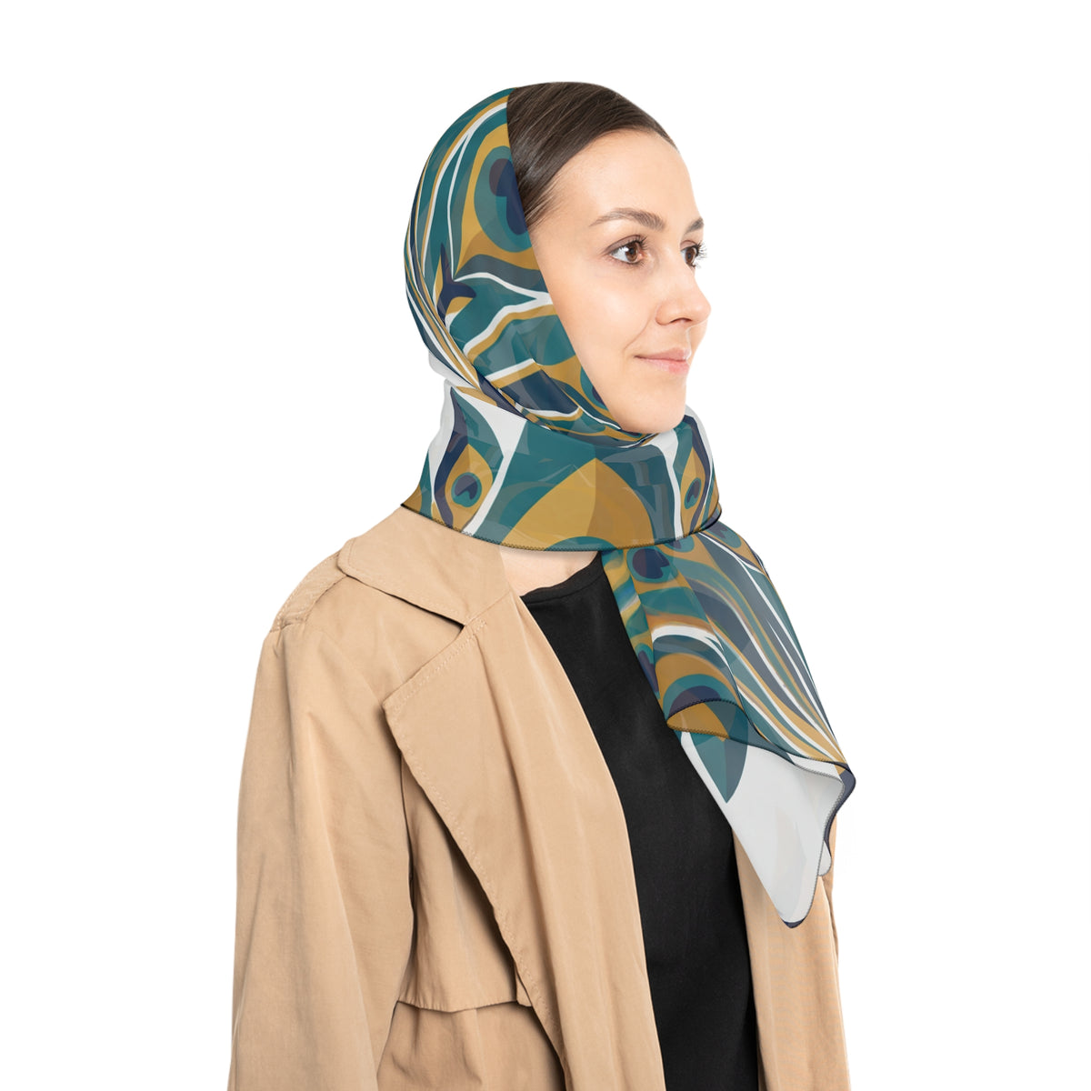 Escamilla - Peacock Feather Fan Scarf