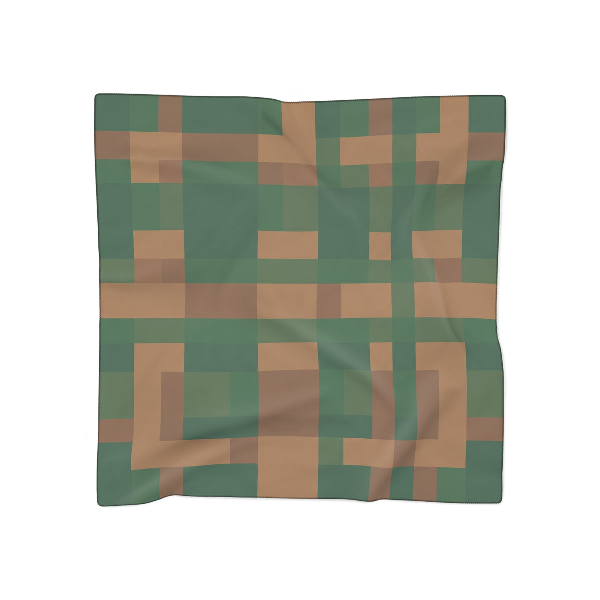 Kincraig - Forest Border Check Scarf
