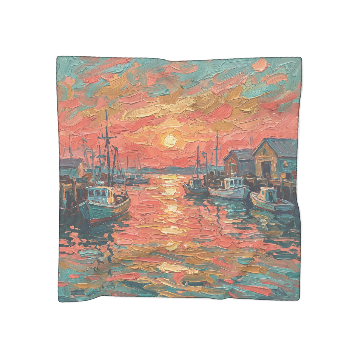 Wexcombe - Sunset Harbor Reverie Scarf