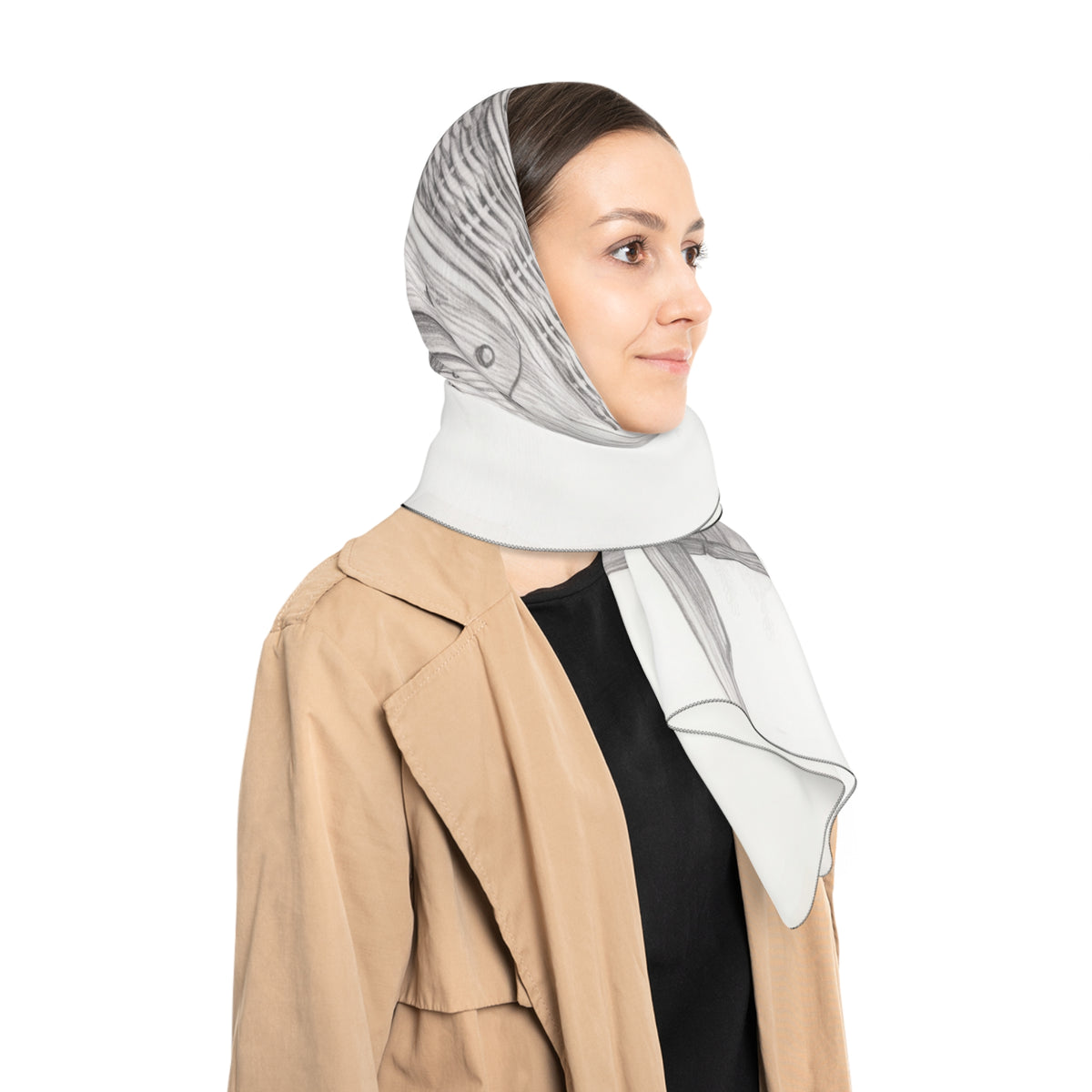 Montclair - Flower Cart Sketch Scarf