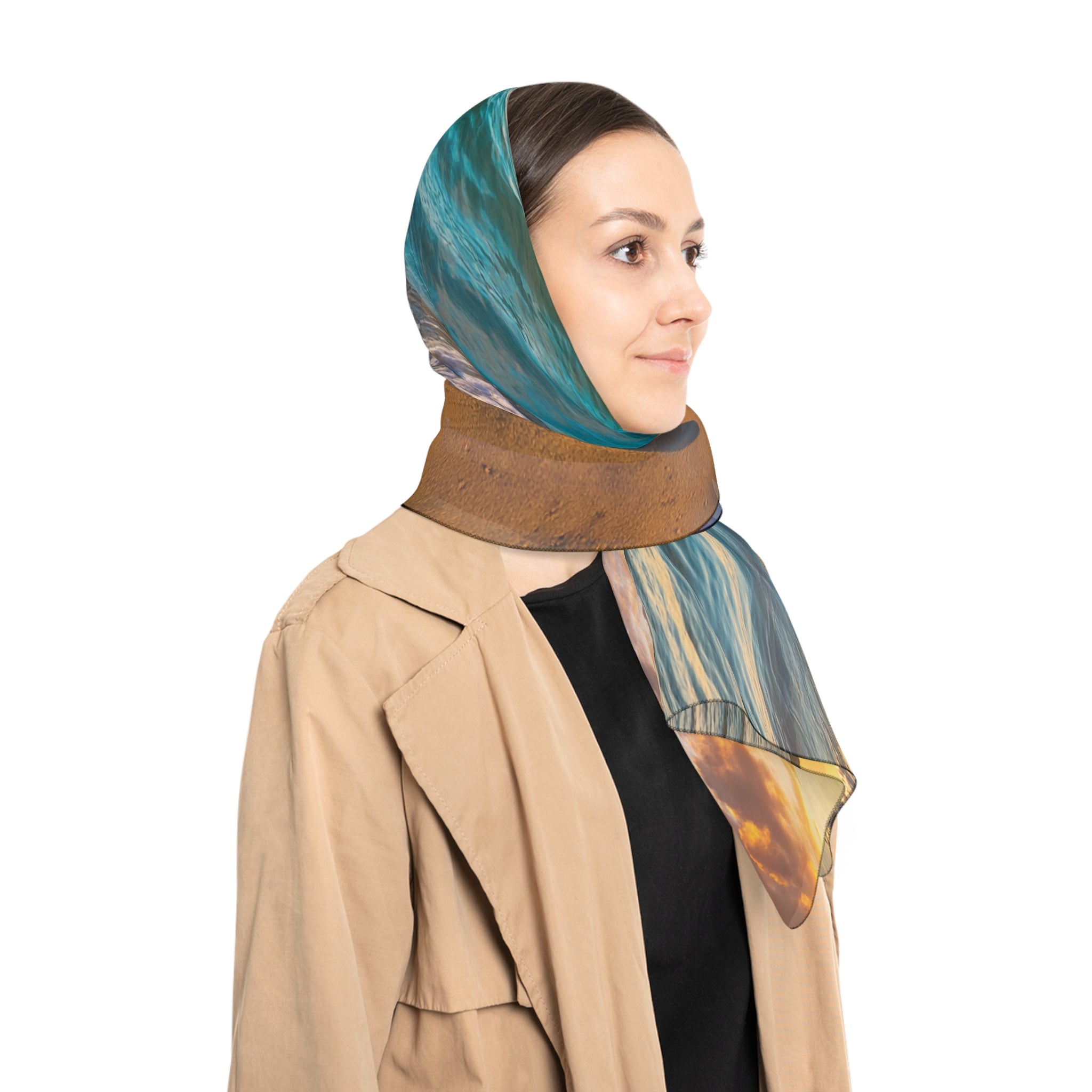 Featherstone - Lady of Azure Horizon Silk Scarf