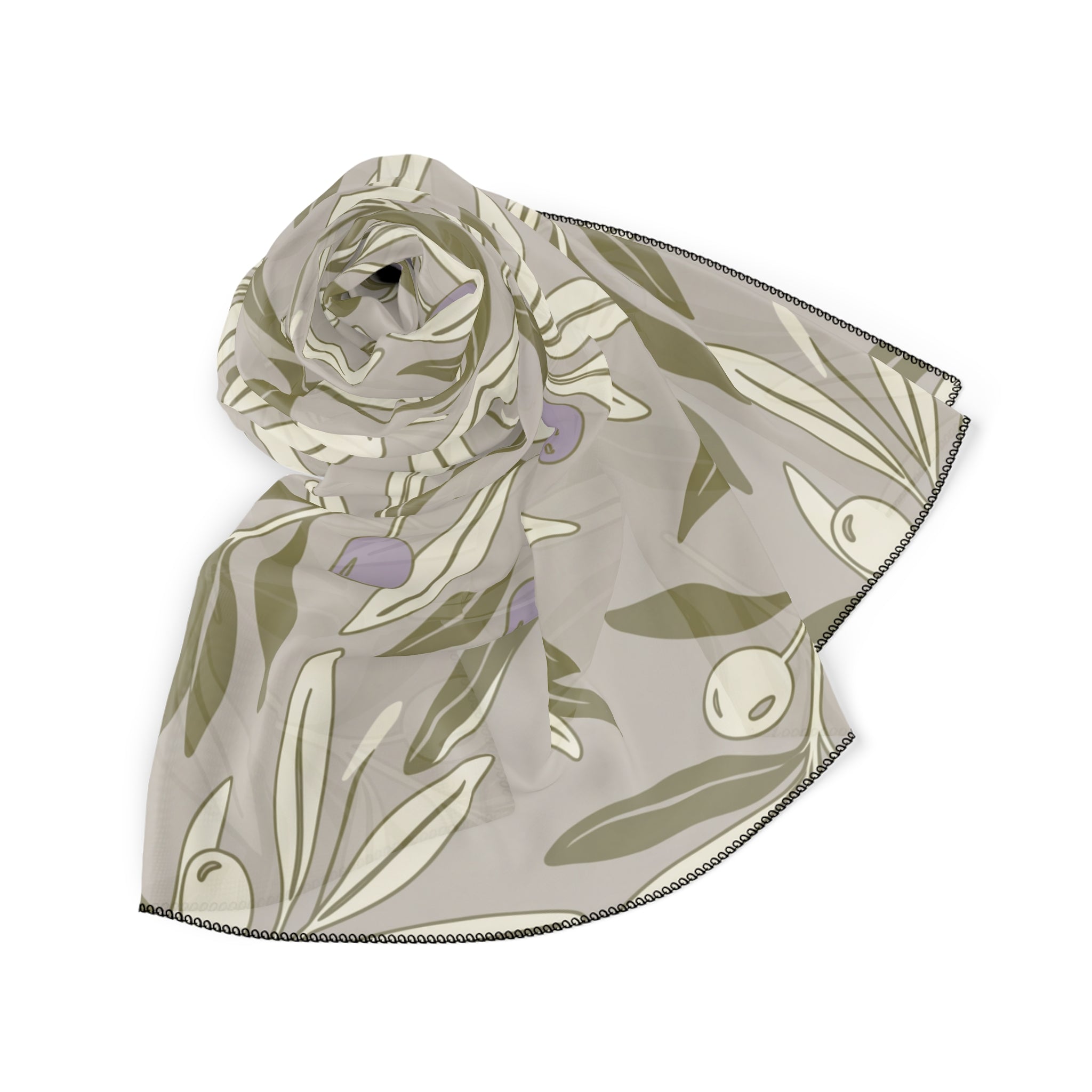 Sauveterre - Provencal Olive Branch Scarf