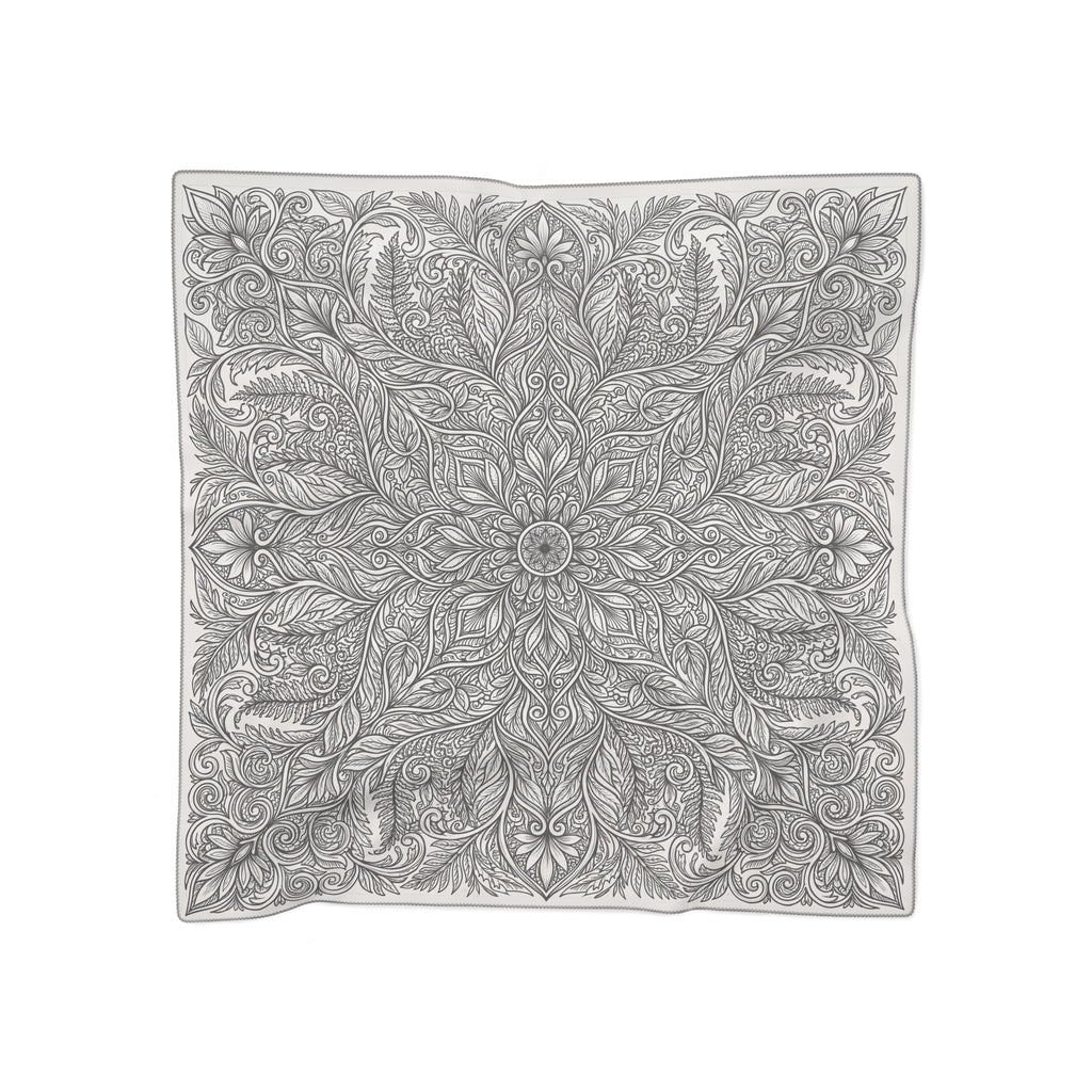 Benedetti - Noir Botanical Mandala Scarf