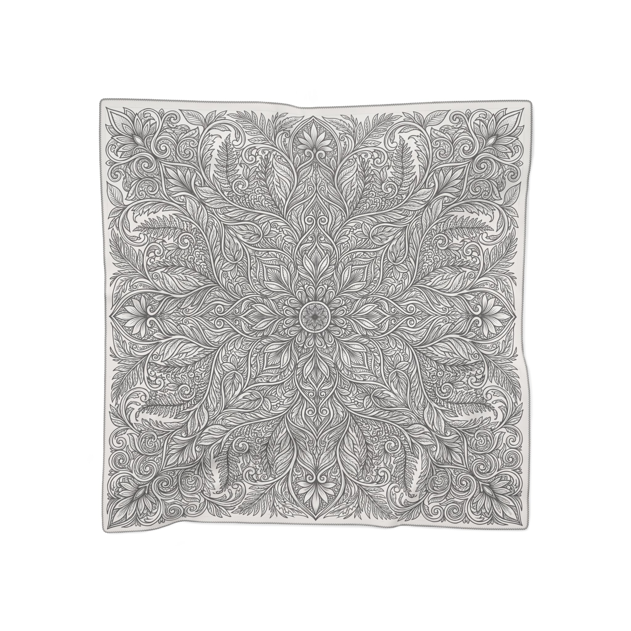 Benedetti - Noir Botanical Mandala Scarf