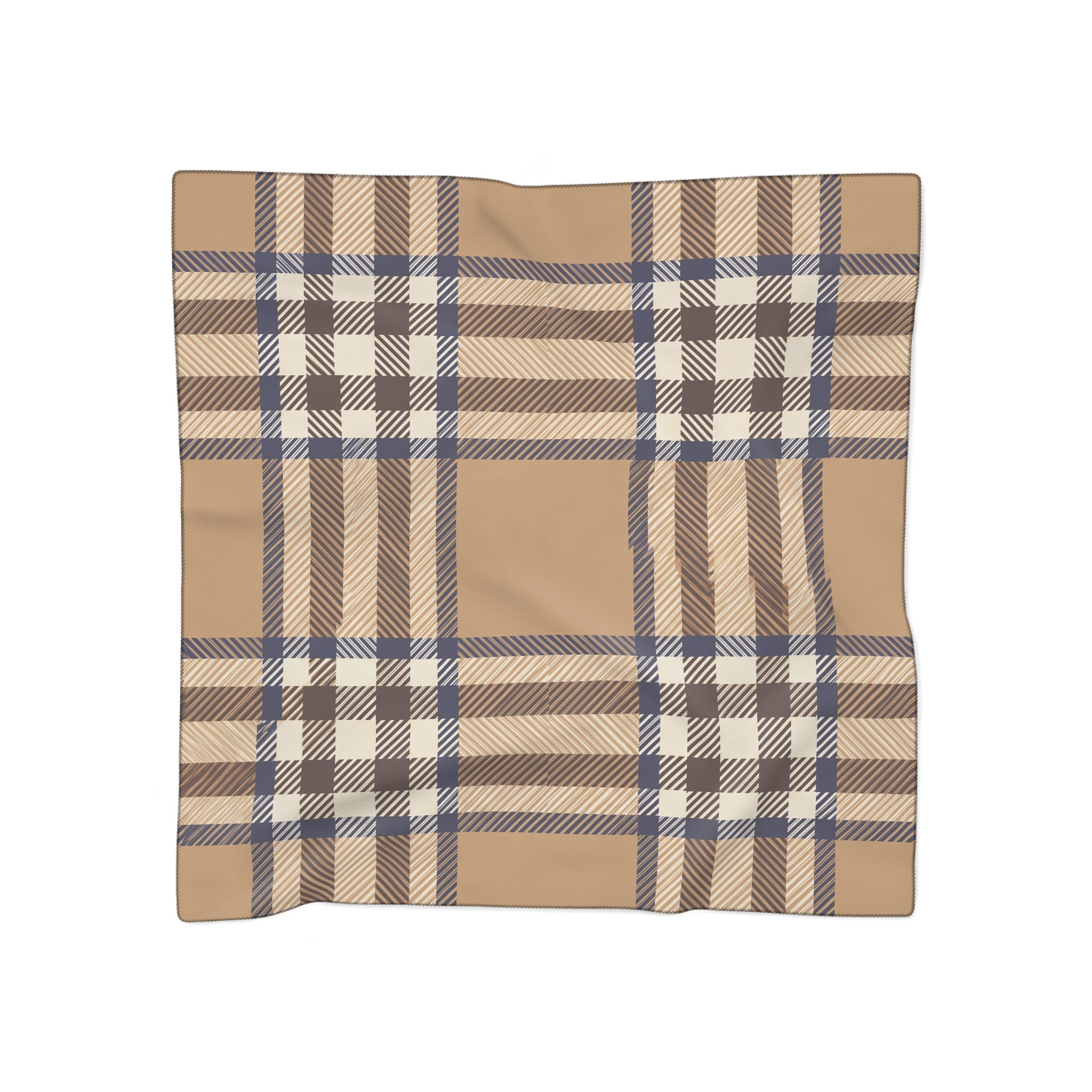 Pemberley - Camel Heritage Check Scarf