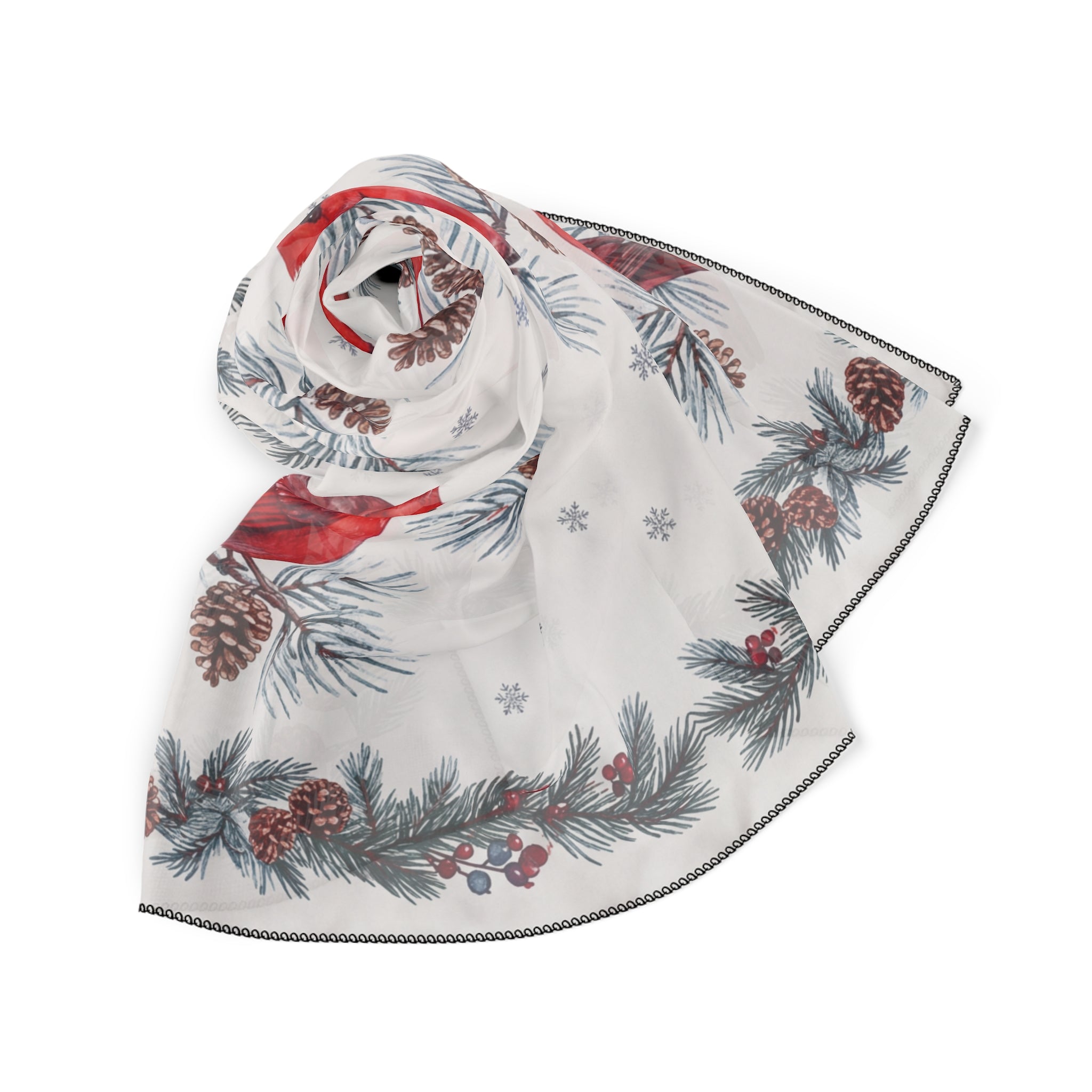 Northcote - Winter Cardinal Pine Scarf