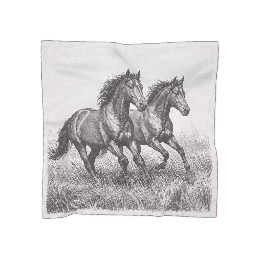 Otterburn - Wild Horses Sketch Scarf