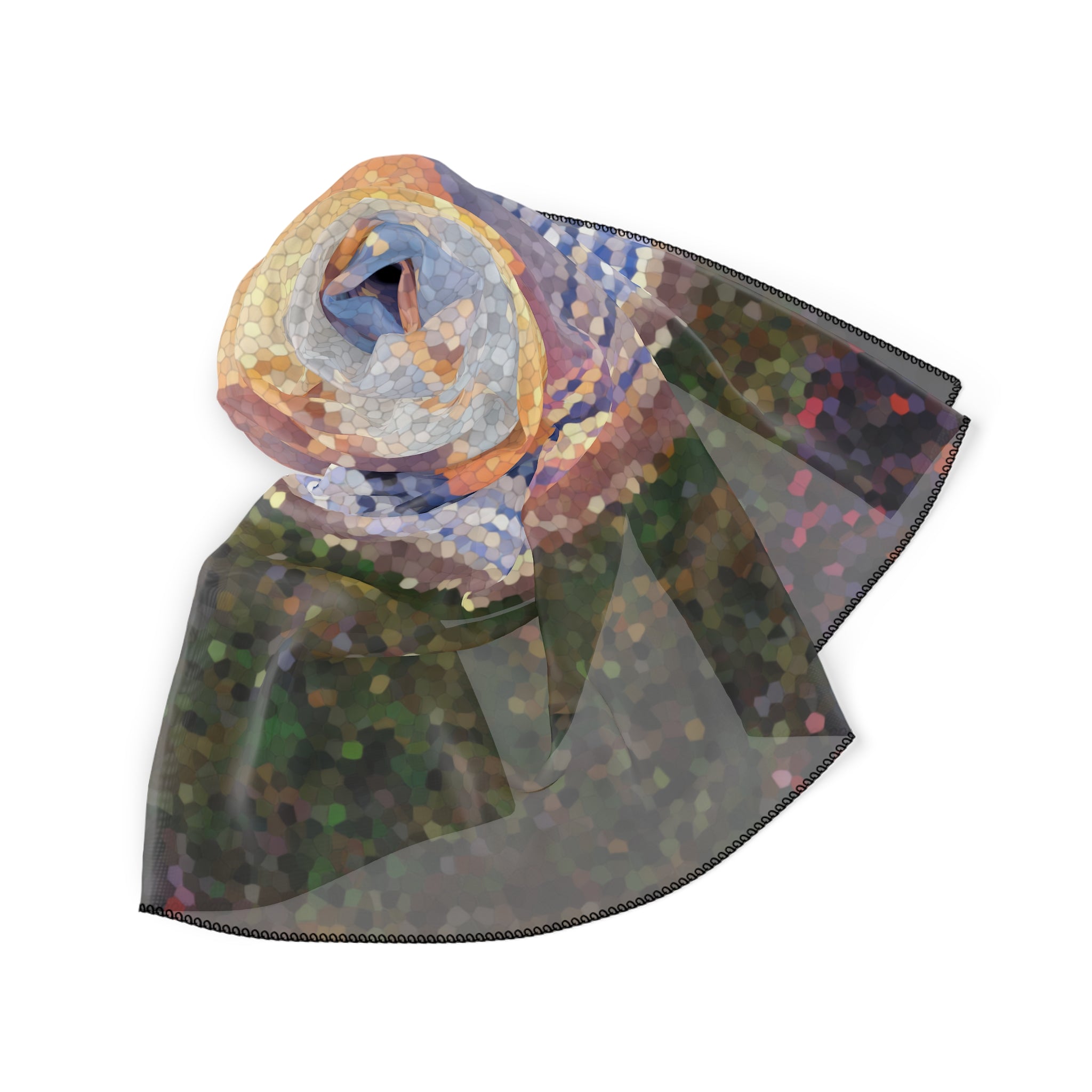 Mondragón - Viscountess of Sunlit Mosaic Silk Scarf