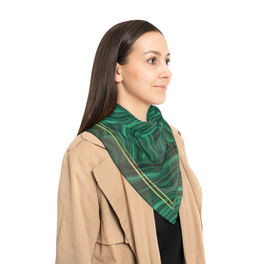Borromeo - Malachite Ribbon Scarf