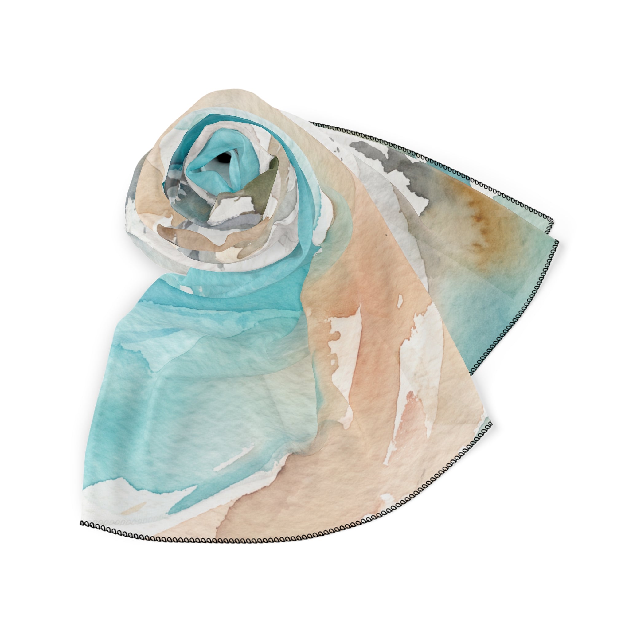 Penrose - Coastal Wash Watercolor Scarf