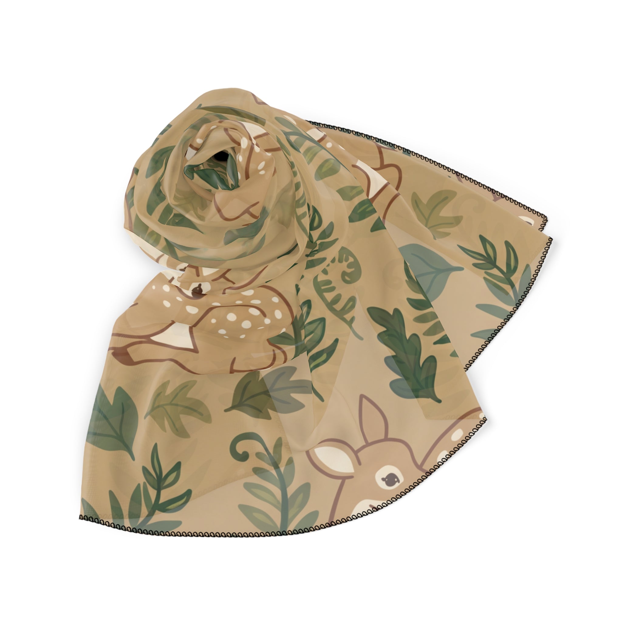 Peralta - Woodland Fawn Fern Scarf