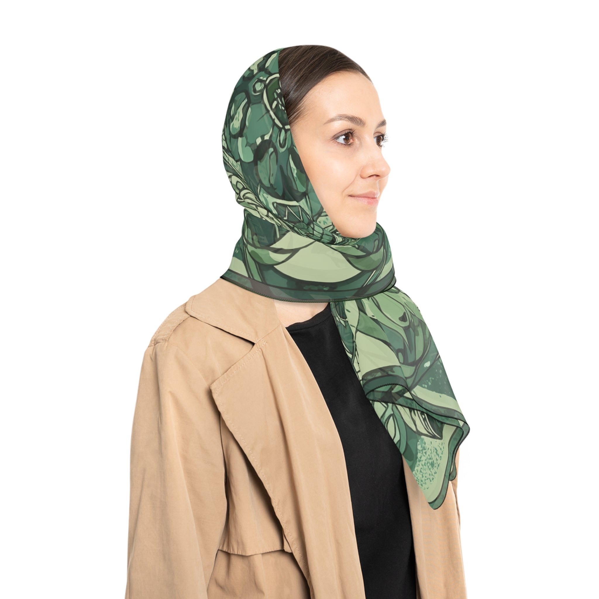 Cervellón - Emerald Tapestry Scarf