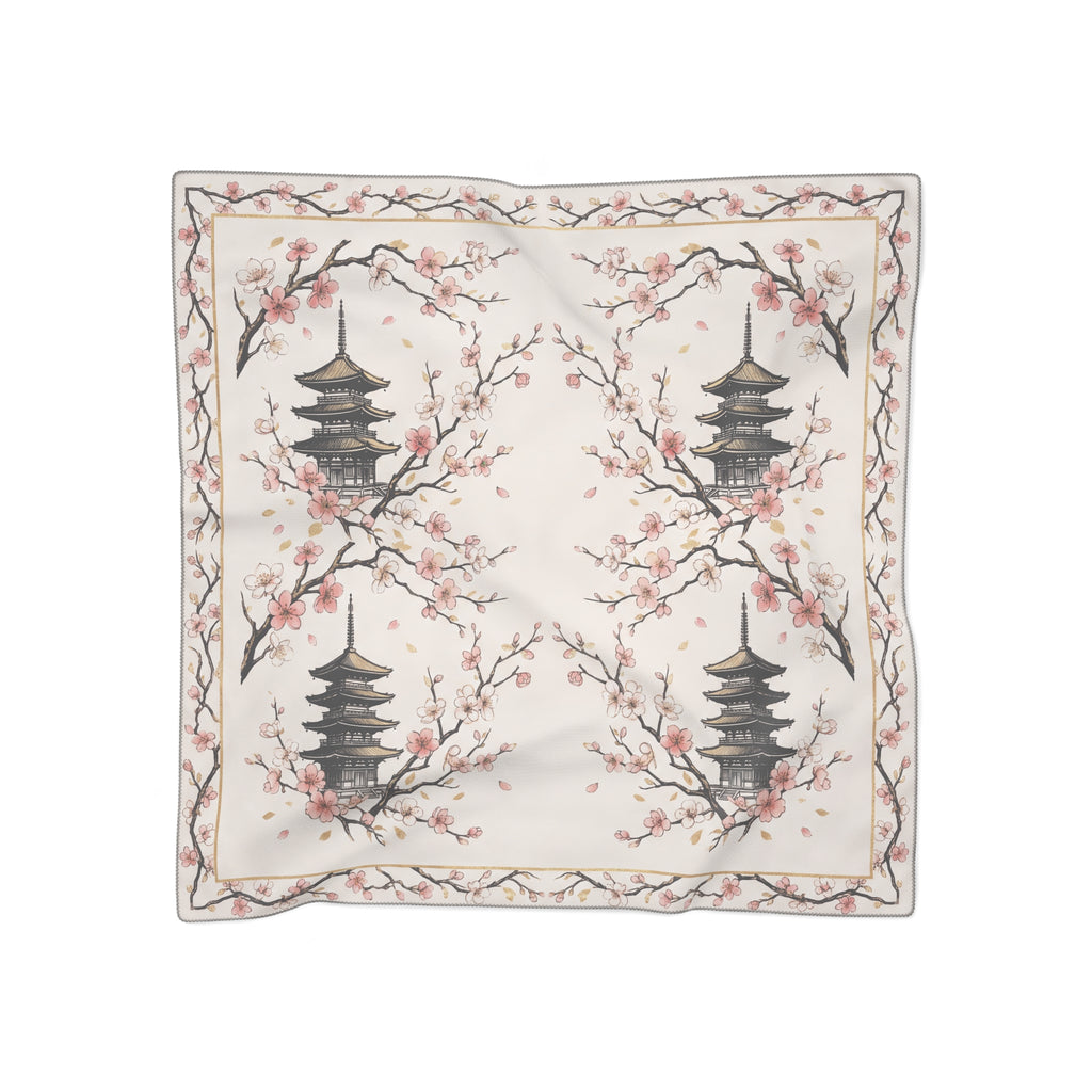 Sacchetti - Cherry Blossom Pagoda Scarf