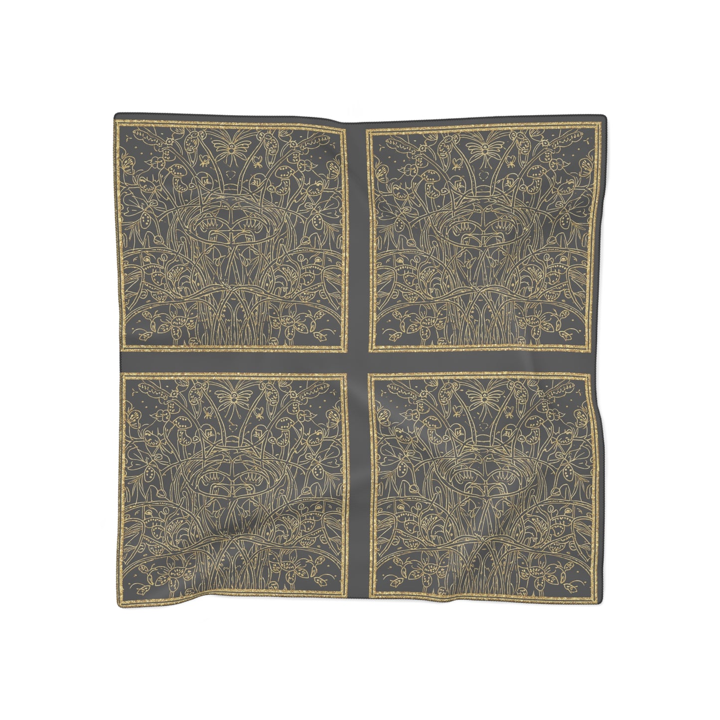 Ashcombe - Golden Meadow Linework Scarf