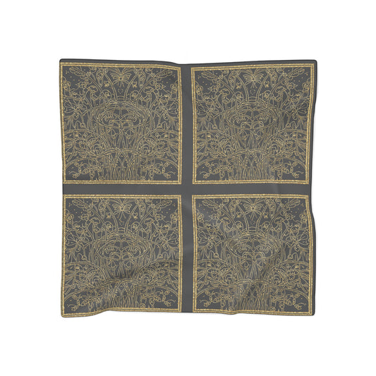 Ashcombe - Golden Meadow Linework Scarf