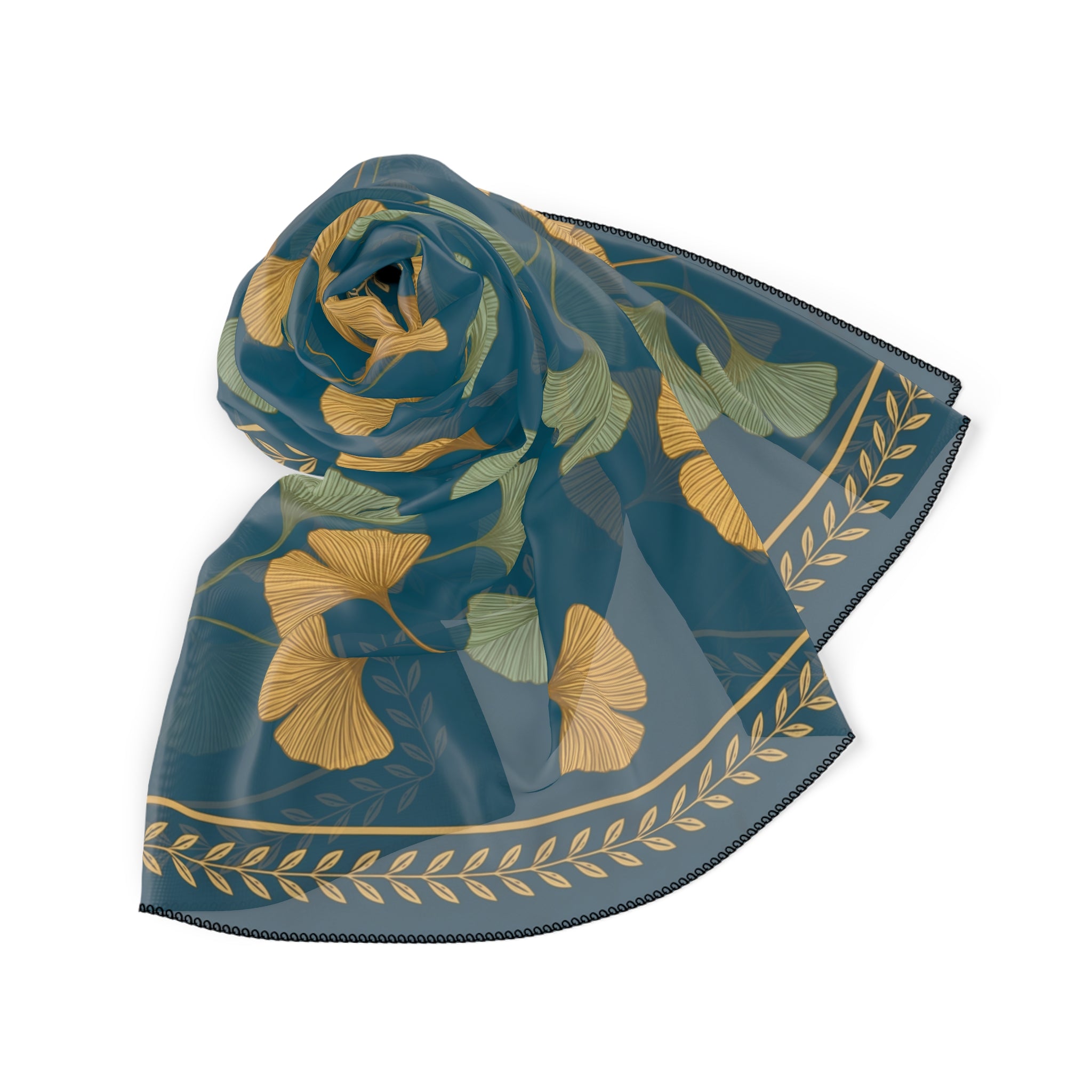 Ottoboni - Golden Ginkgo Drift Scarf