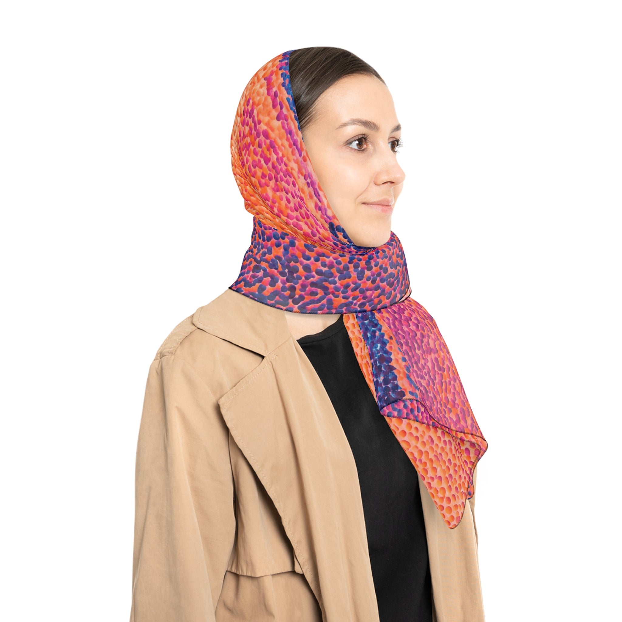 Solano - Lake Sunset Pointillist Scarf