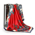 Rochefoucauld - Crimson Elegance Paisley Scarf