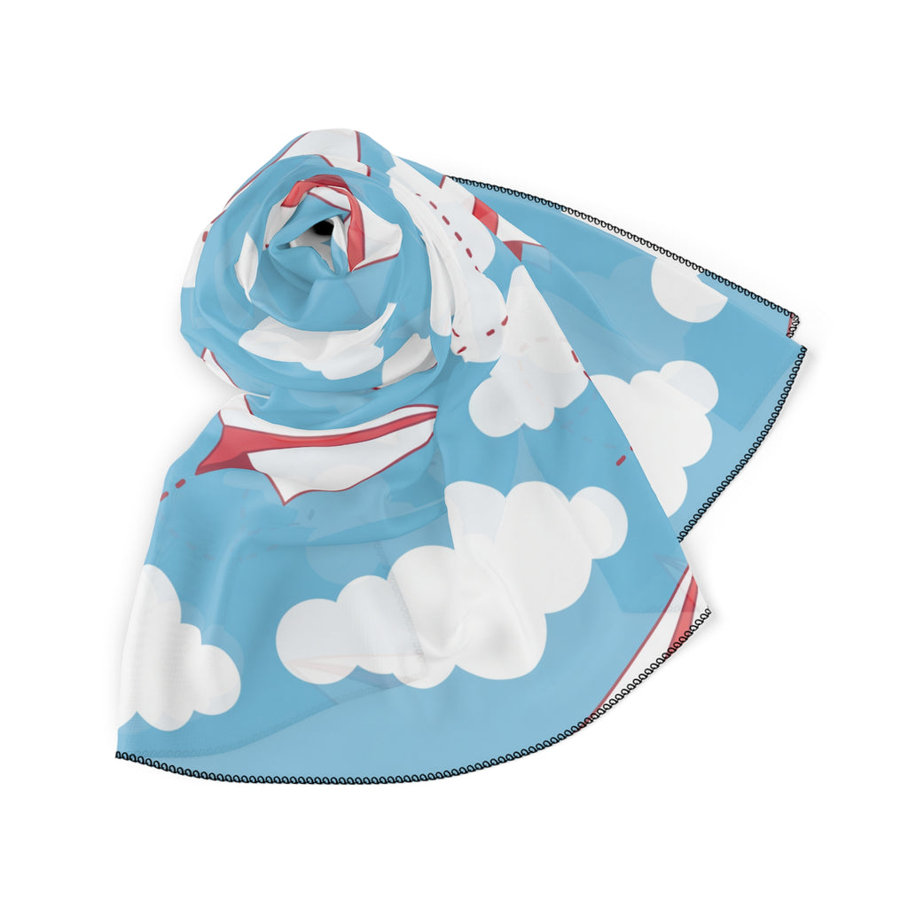 Chilton - Paper Plane Postcard Scarf