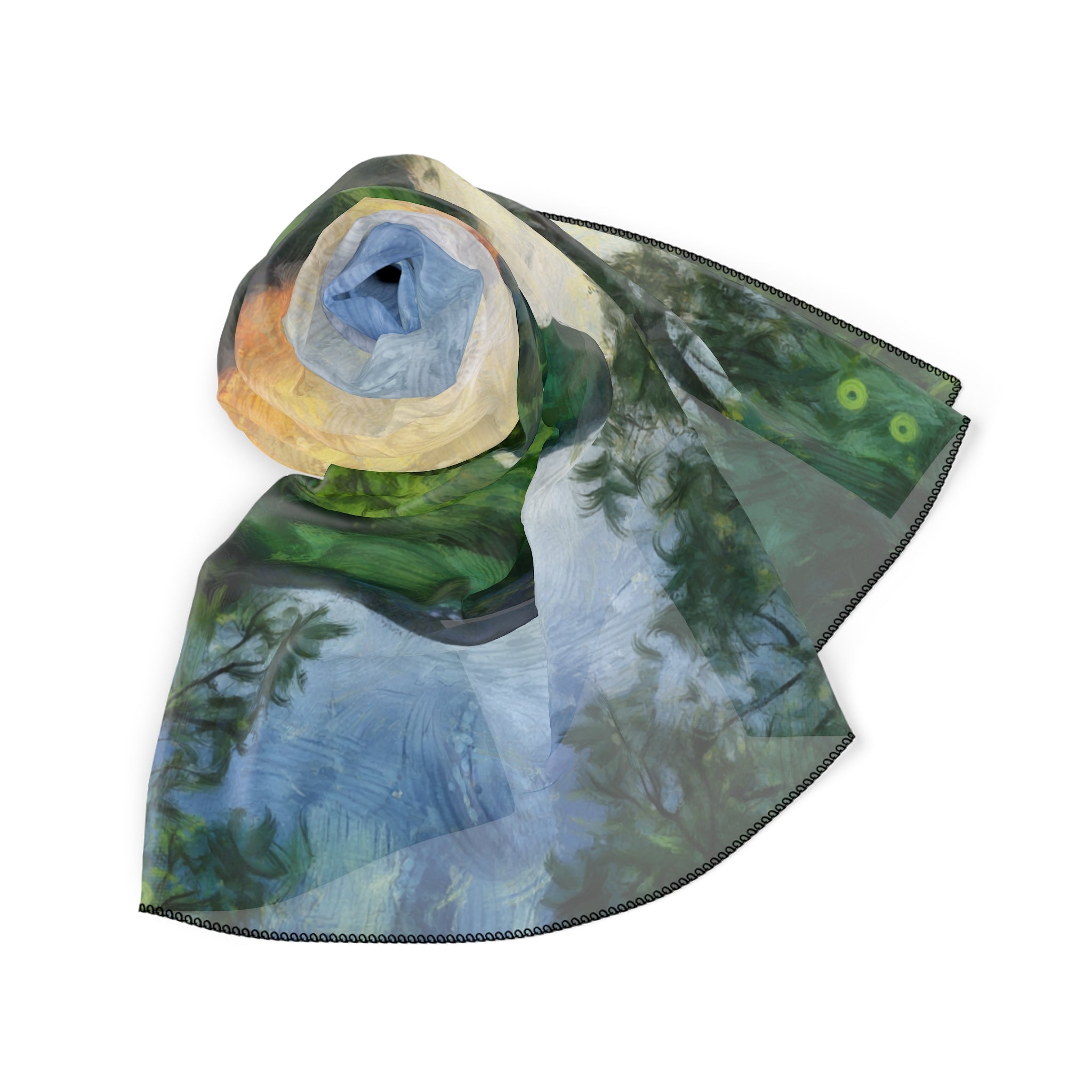 Castañeda - Emerald River Horizon Scarf