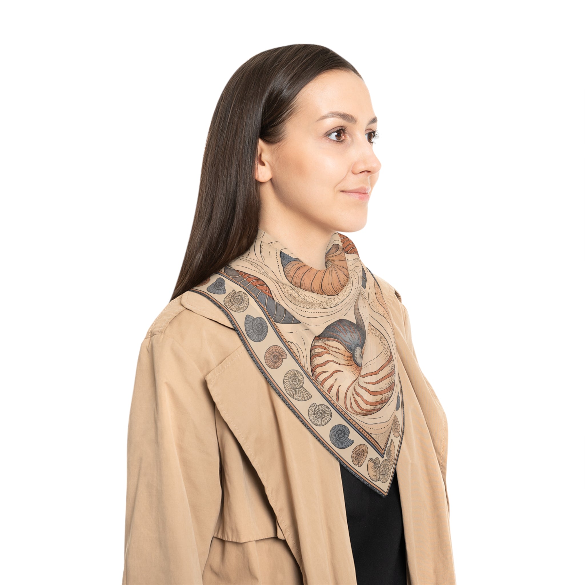 Kinross - Ammonite Fossil Study Scarf